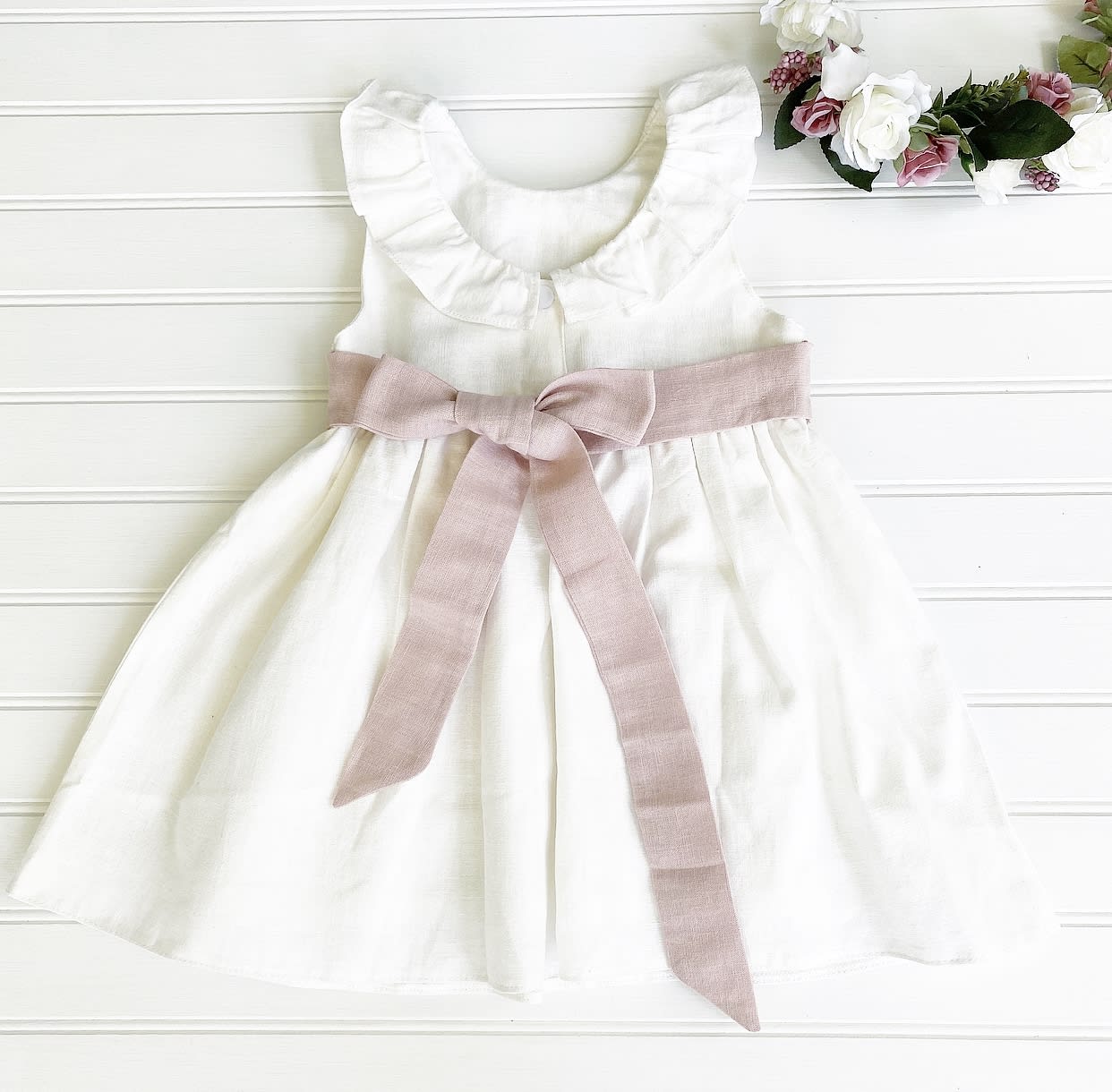 Vestido Anto Lino Crudo