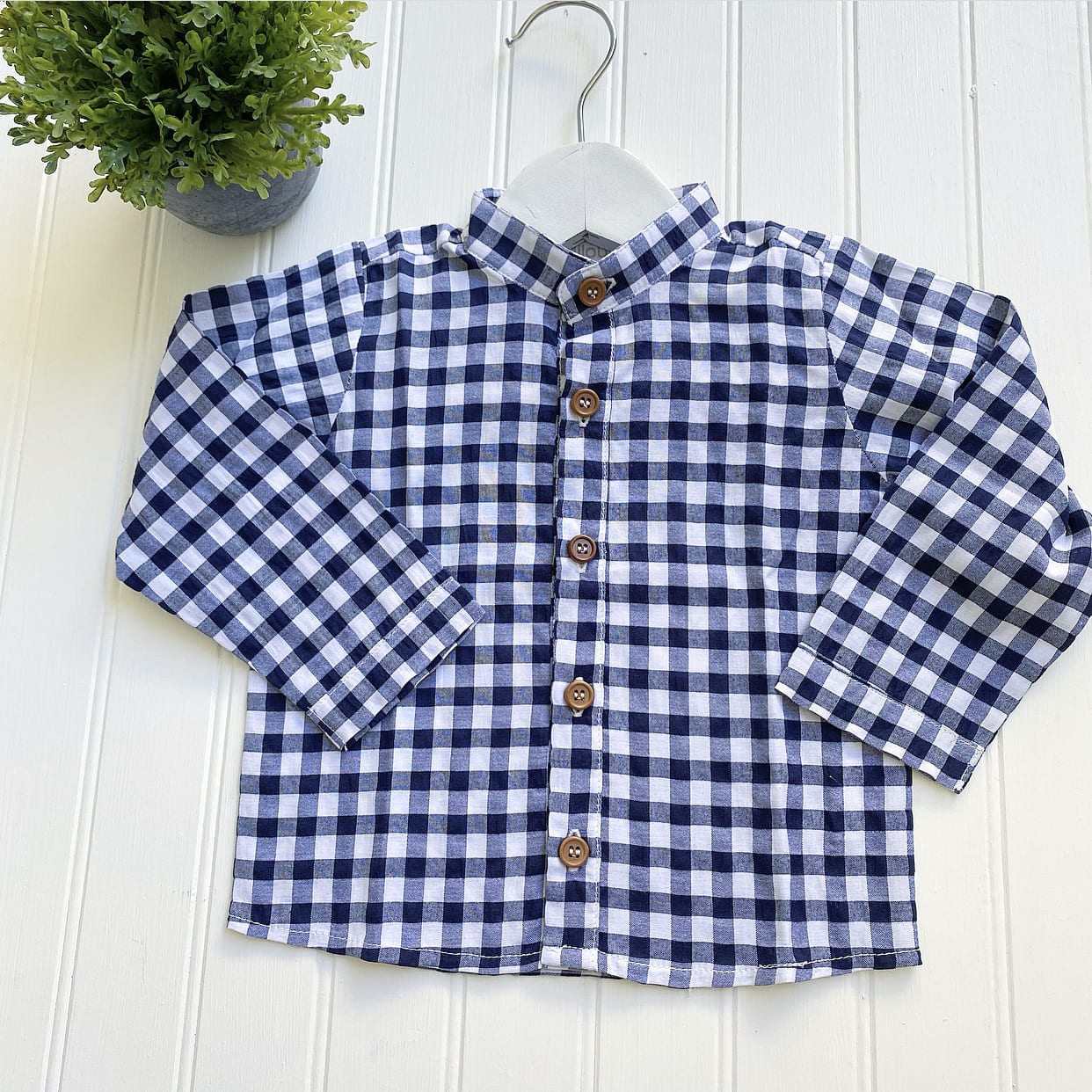 Camisa cuadros az m/l