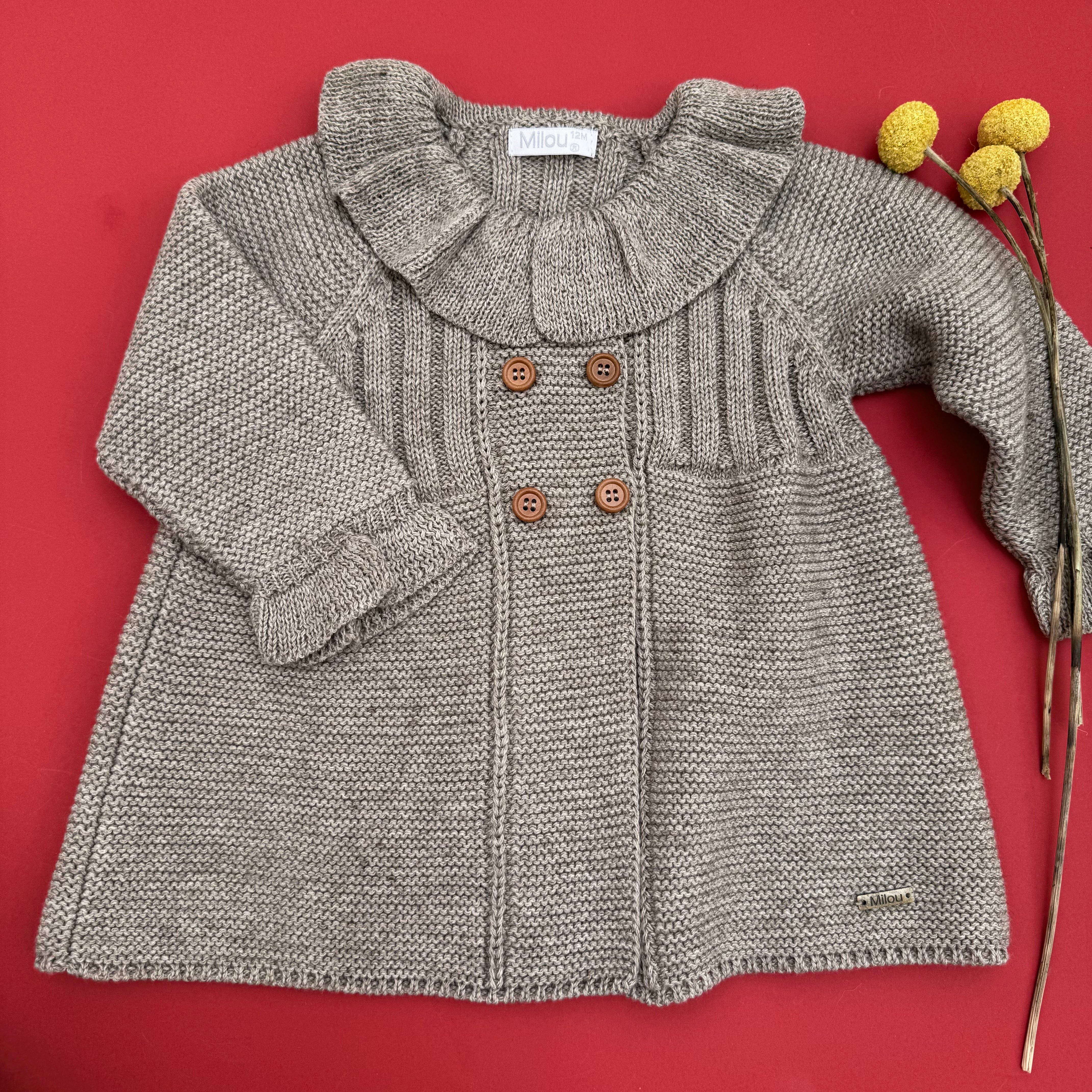 Abrigo Niña Tej Melange