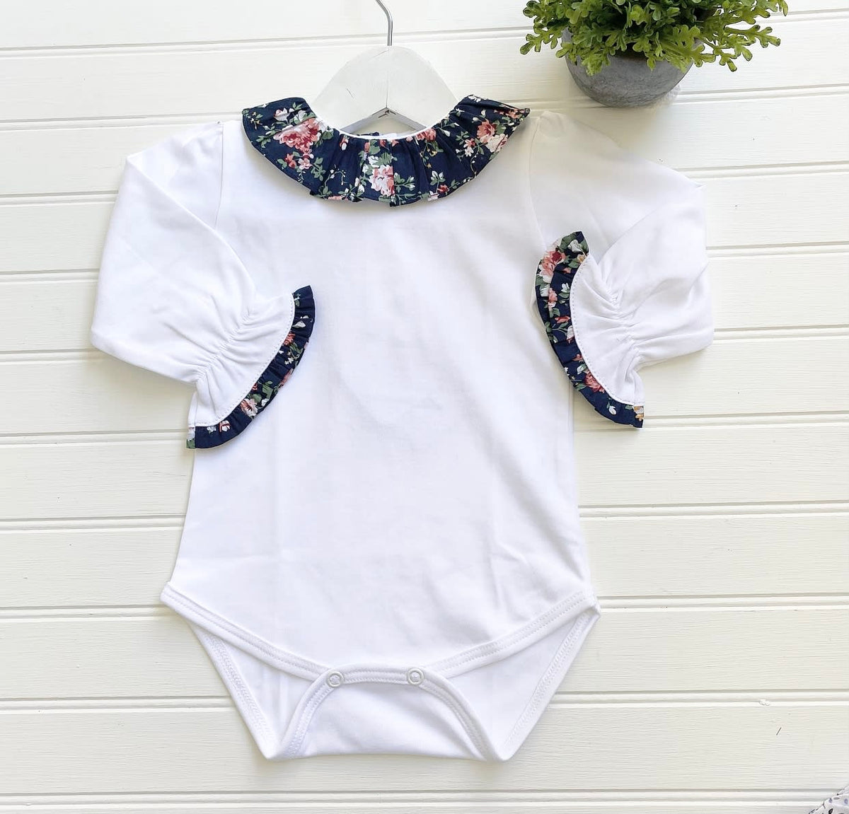 Body niña m/l pay flores