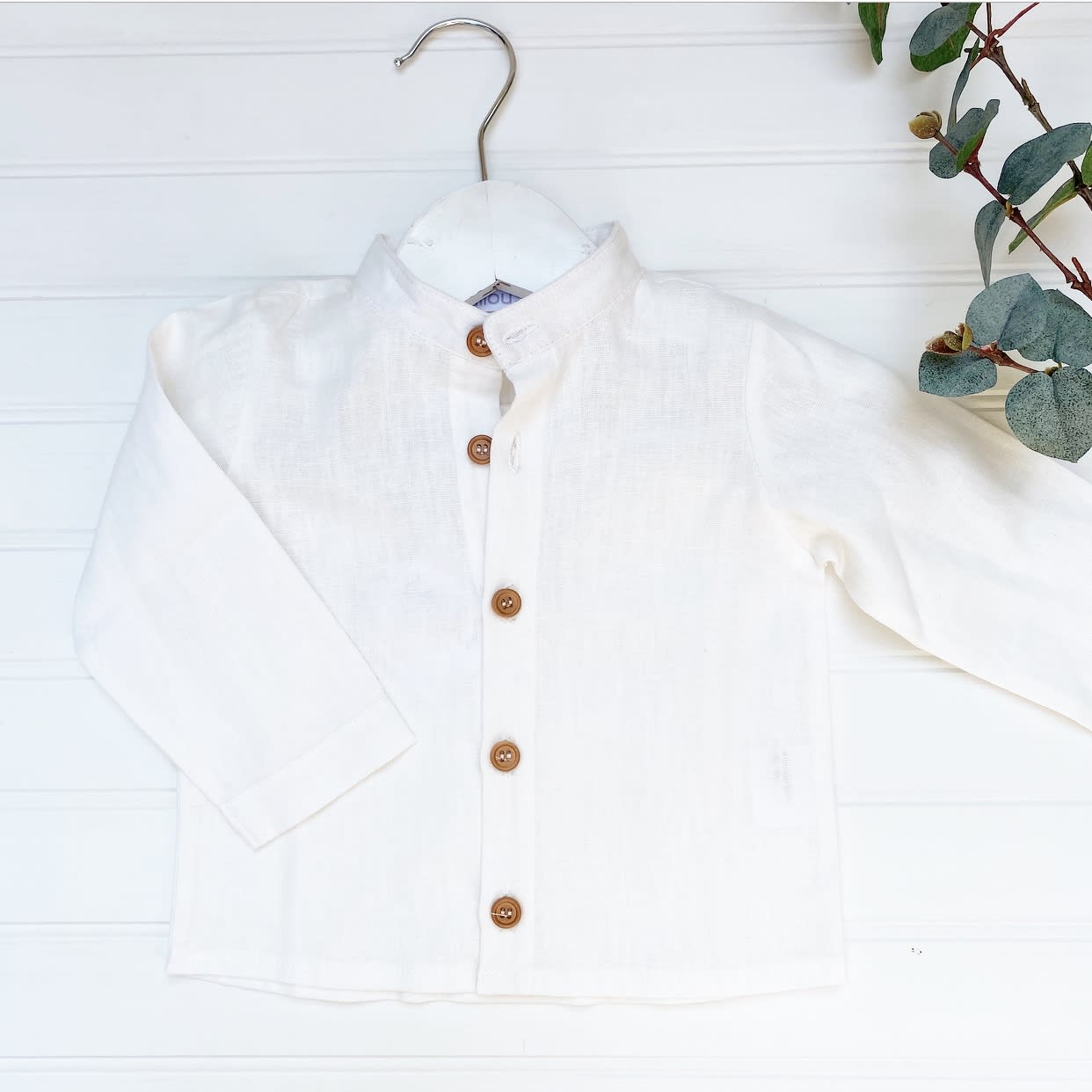 Camisa Lucas Lino M/l Crudo