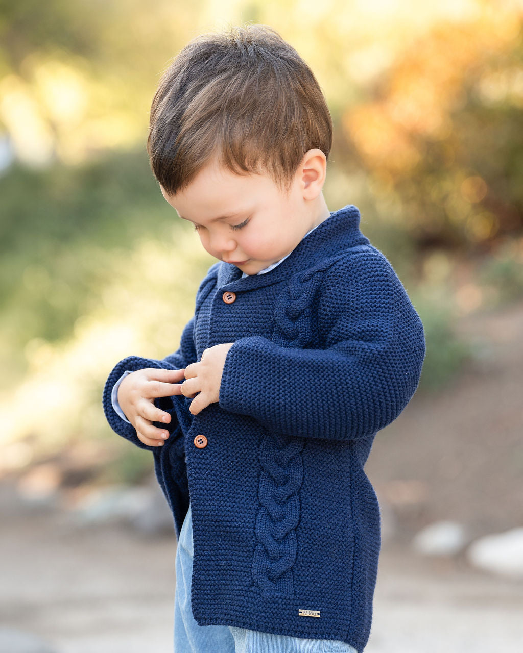 Abrigo Unisex Punto Azul
