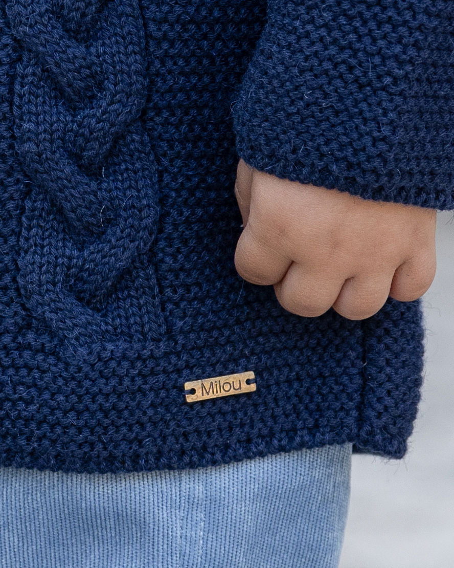 Abrigo Unisex Punto Azul
