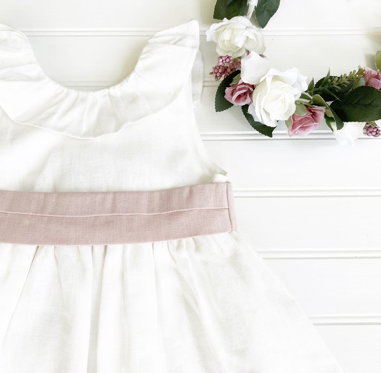 Vestido Anto Lino Crudo