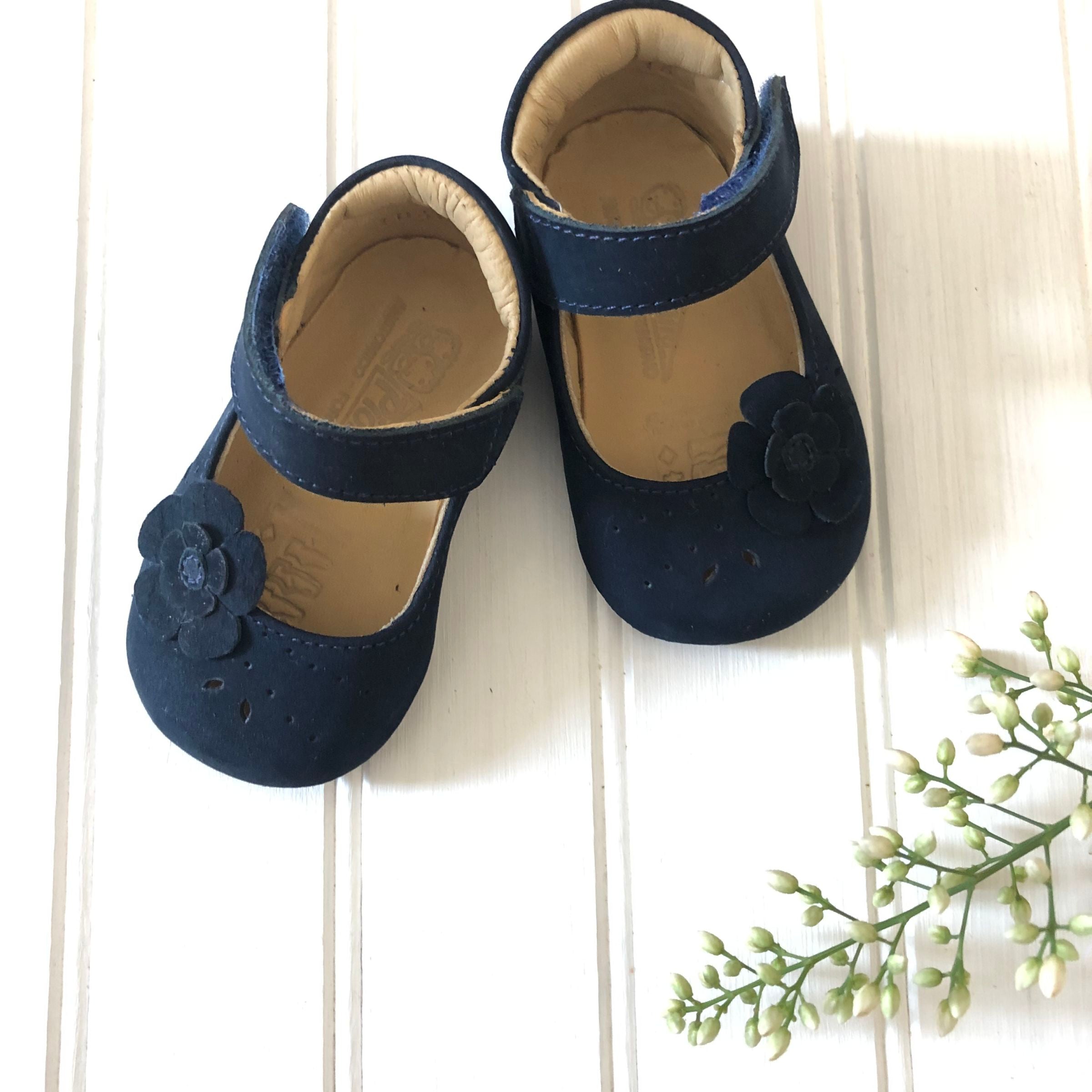 Baby mary jane flor nbk azul