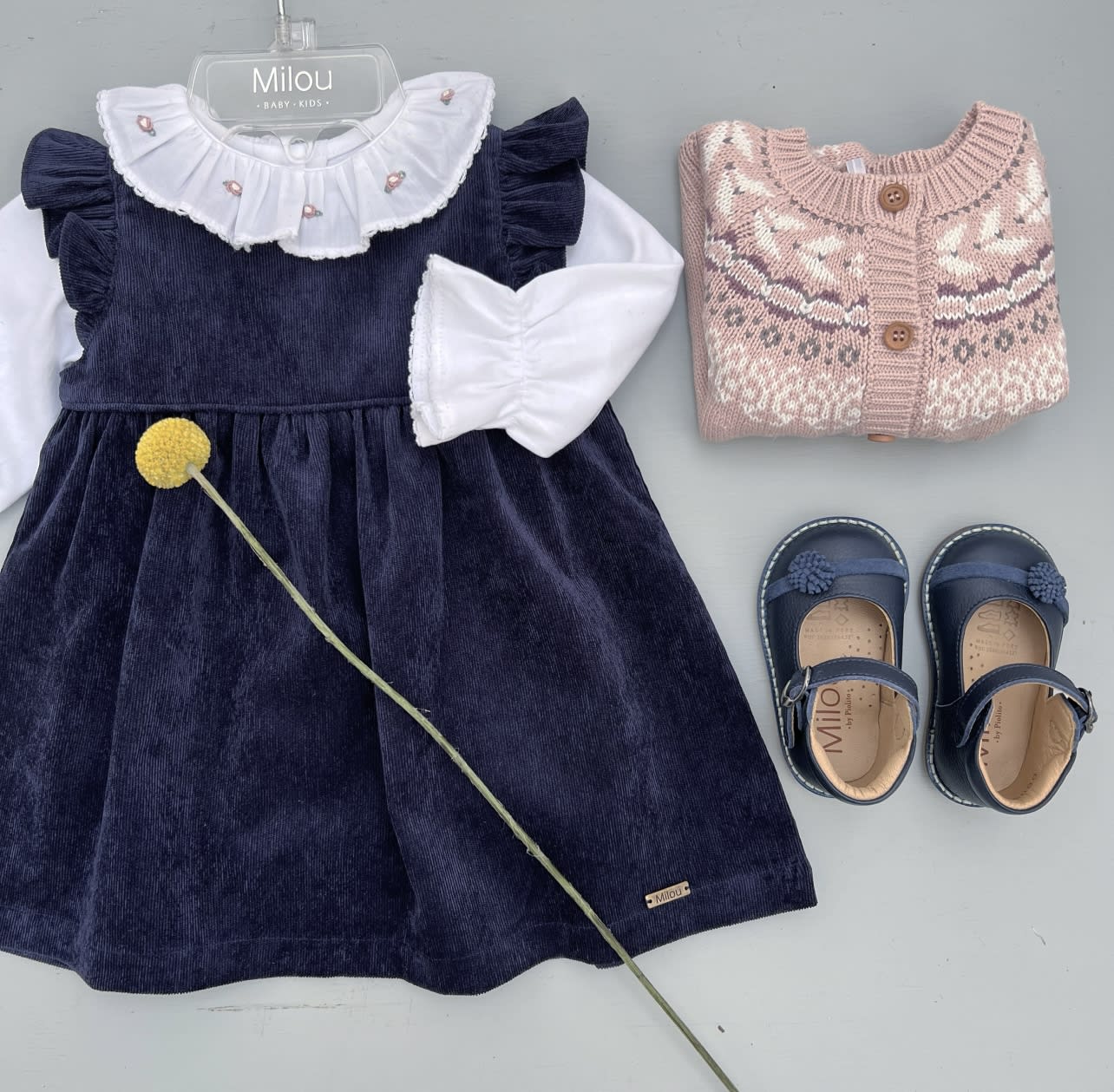 Jumper cot alitas azul
