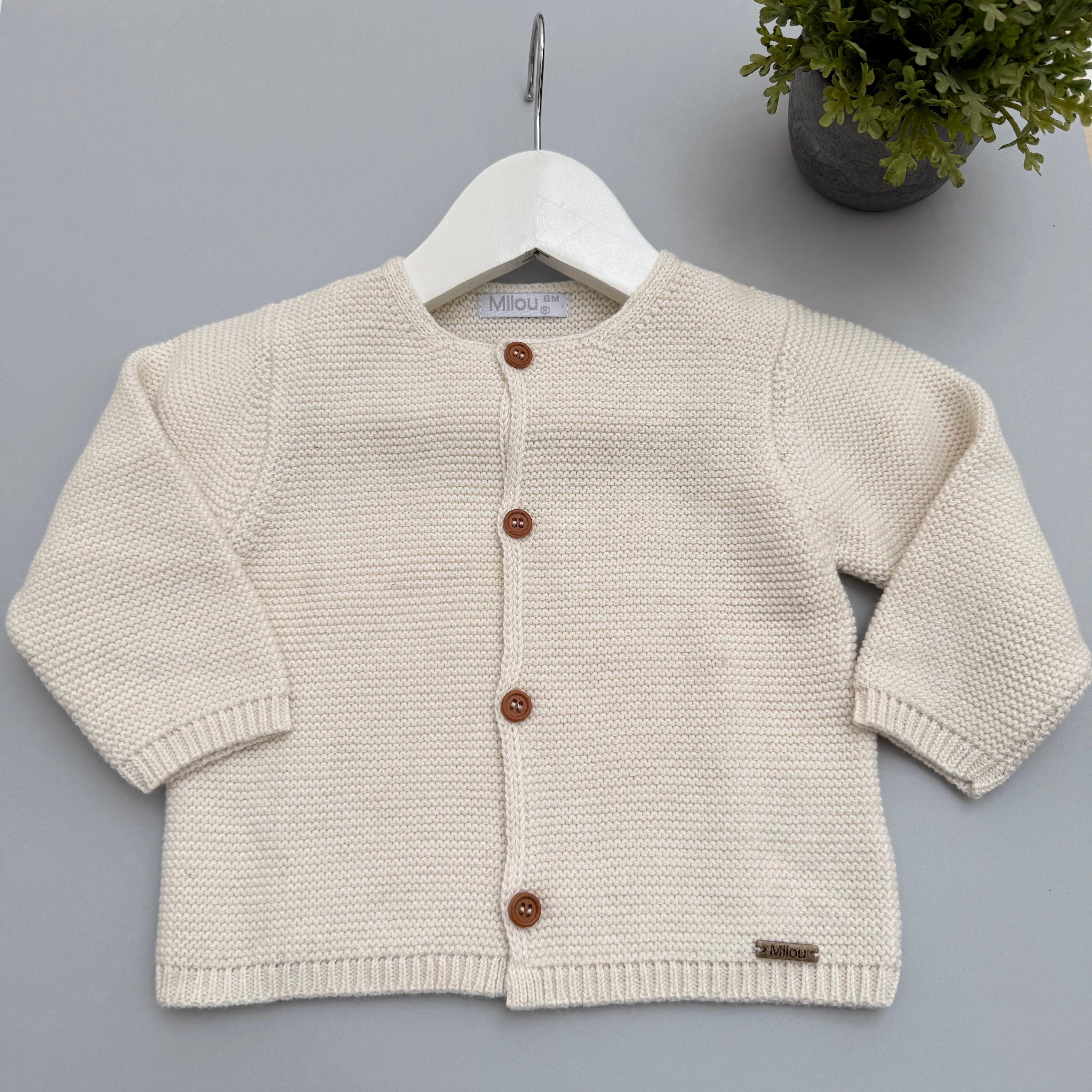 Chaleco punto crudo unisex