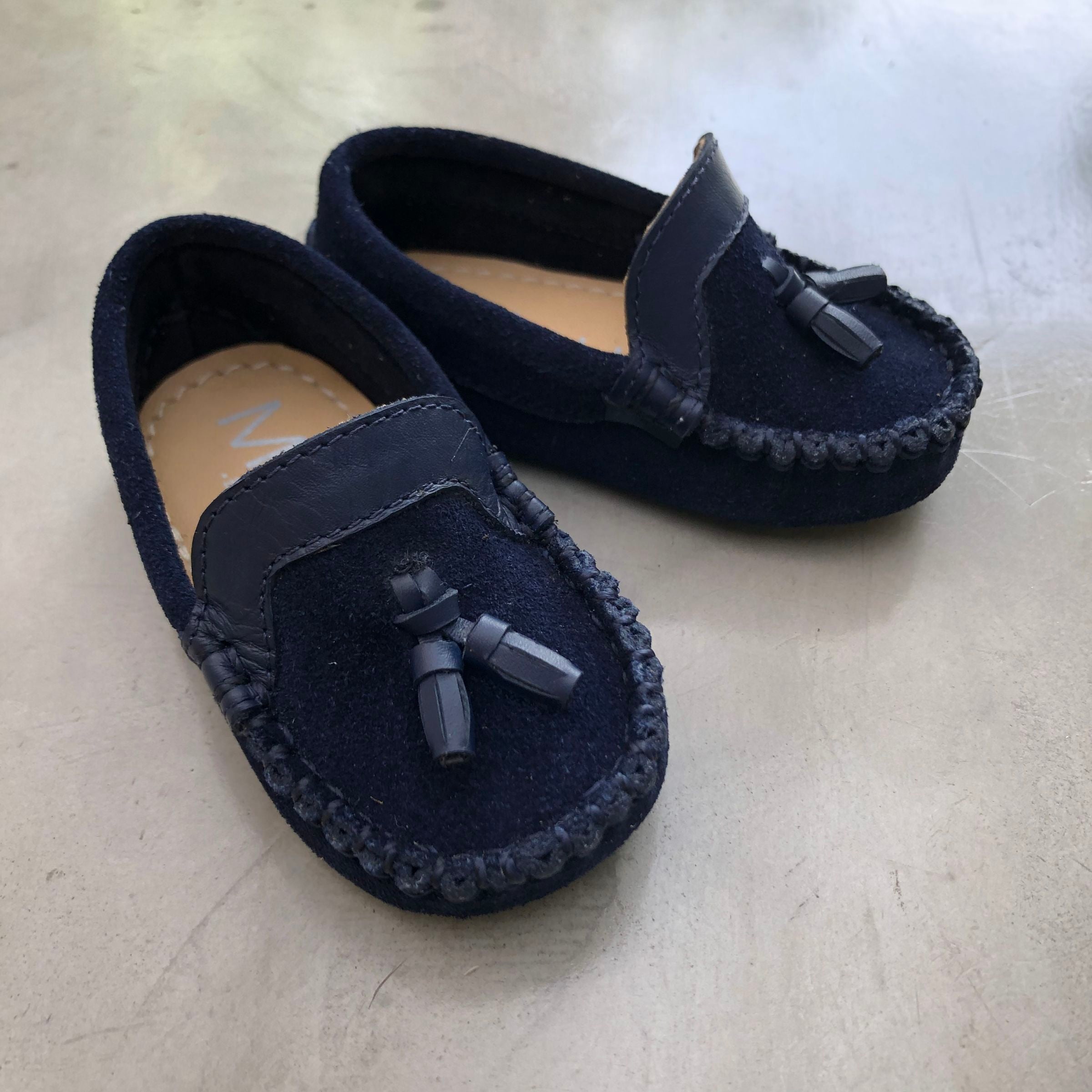 Baby mocasin azul