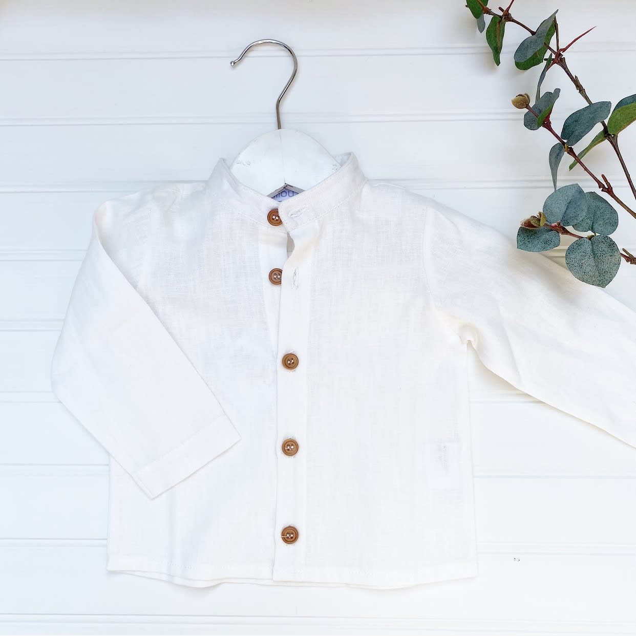 Camisa Lucas Lino M/l Crudo