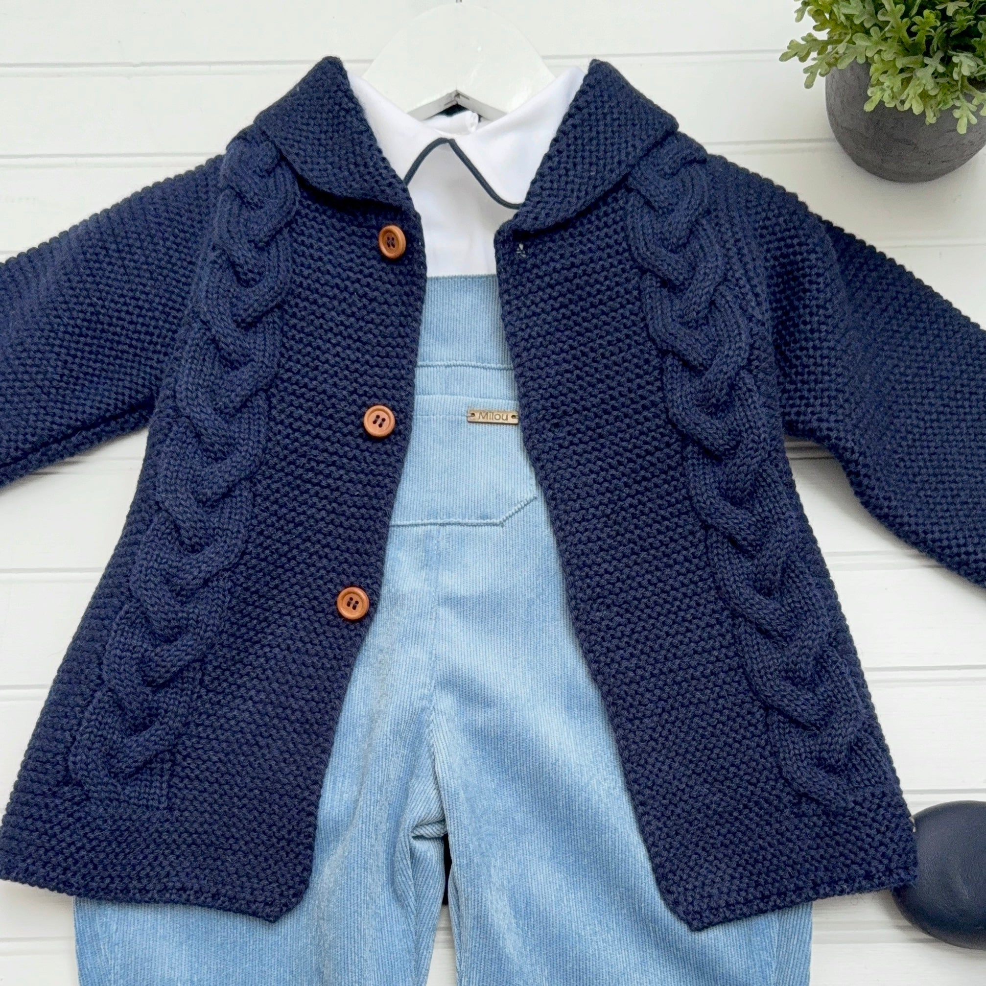 Abrigo Unisex Punto Azul