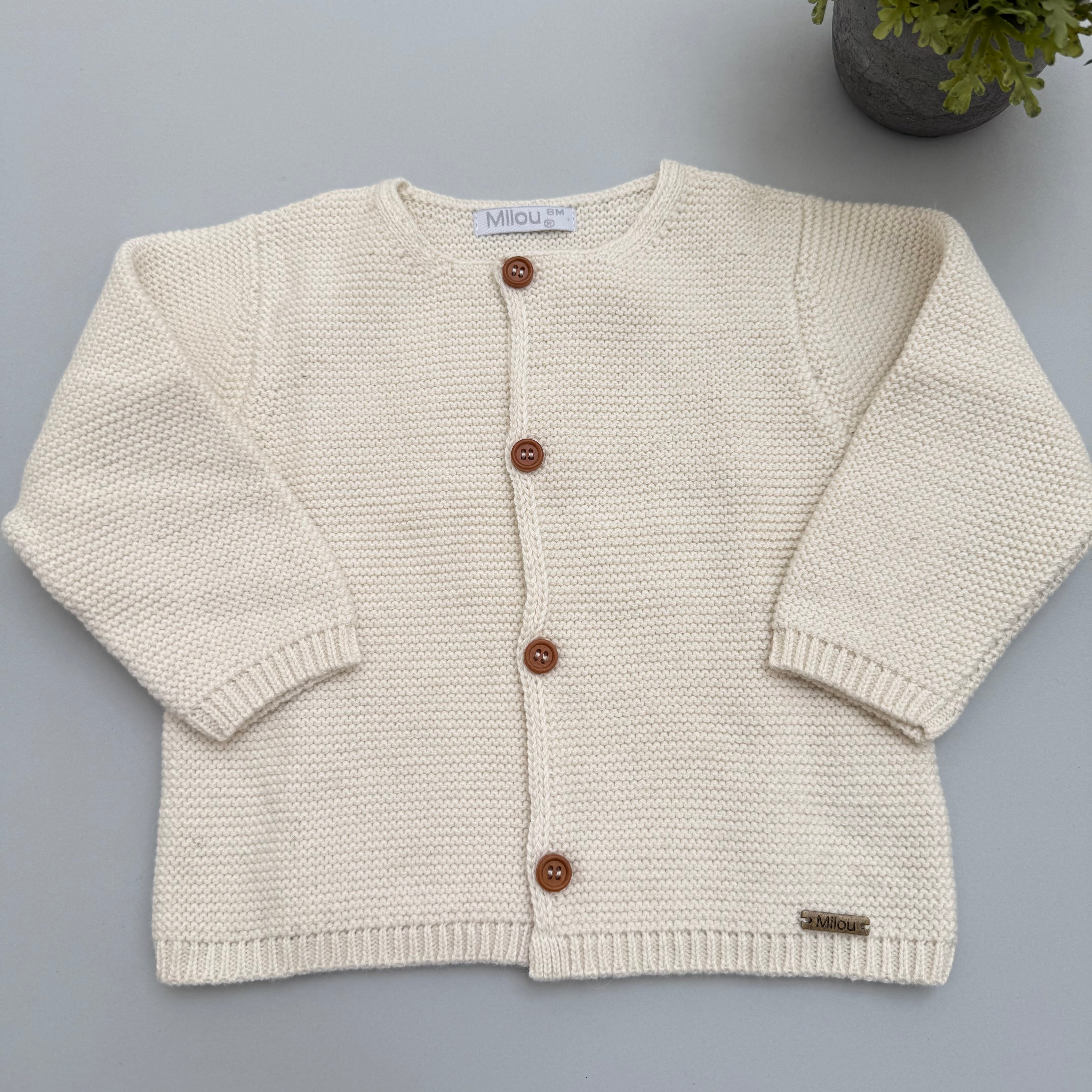 Chaleco punto crudo unisex