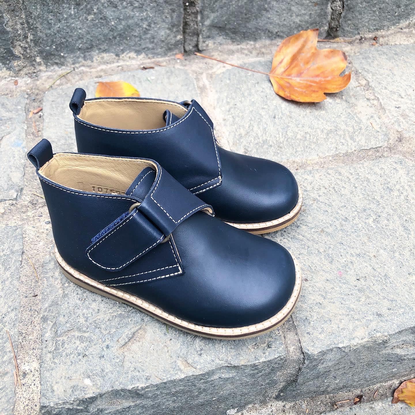 Botin velcro unisex azul