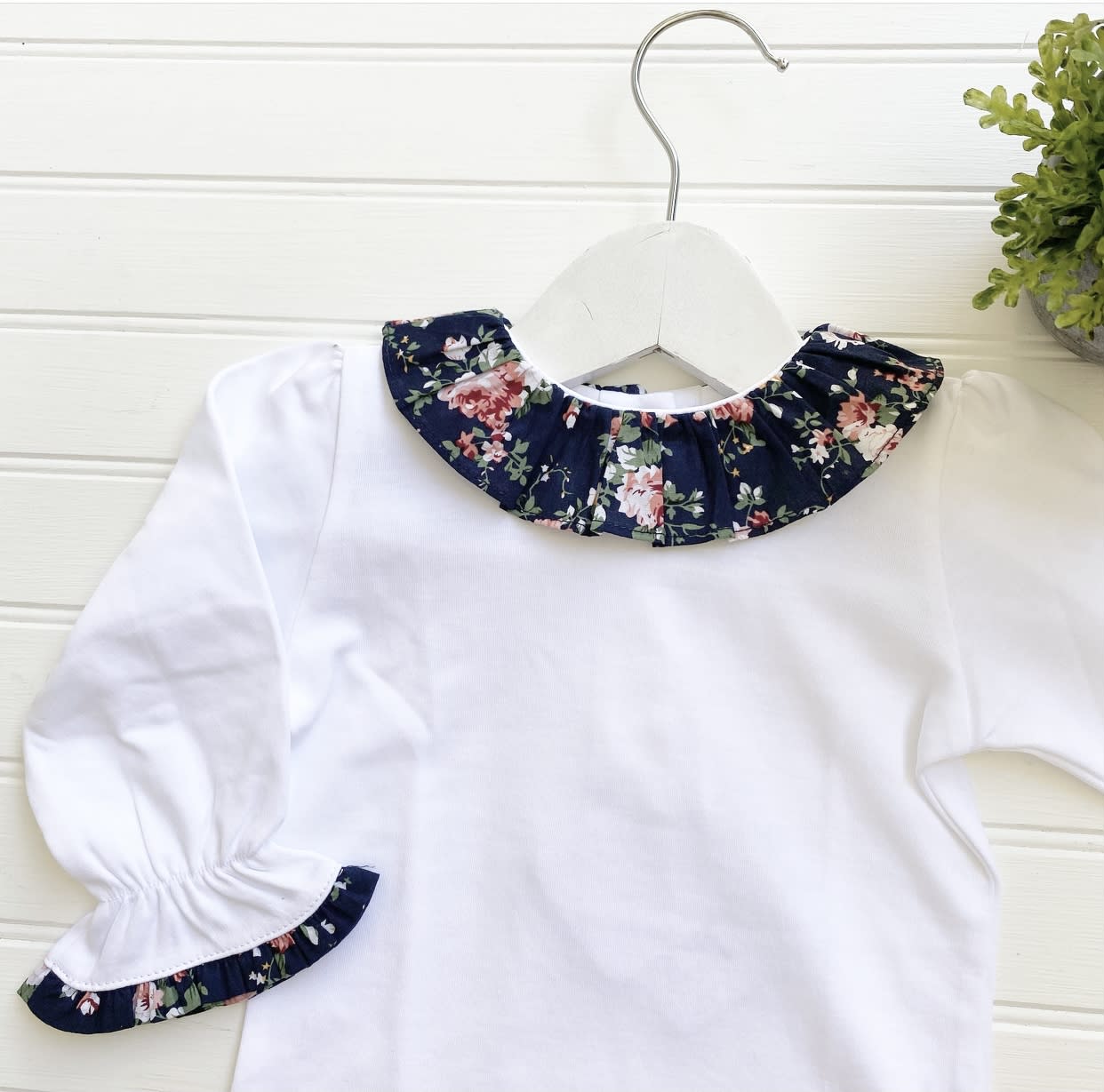 Body niña m/l pay flores