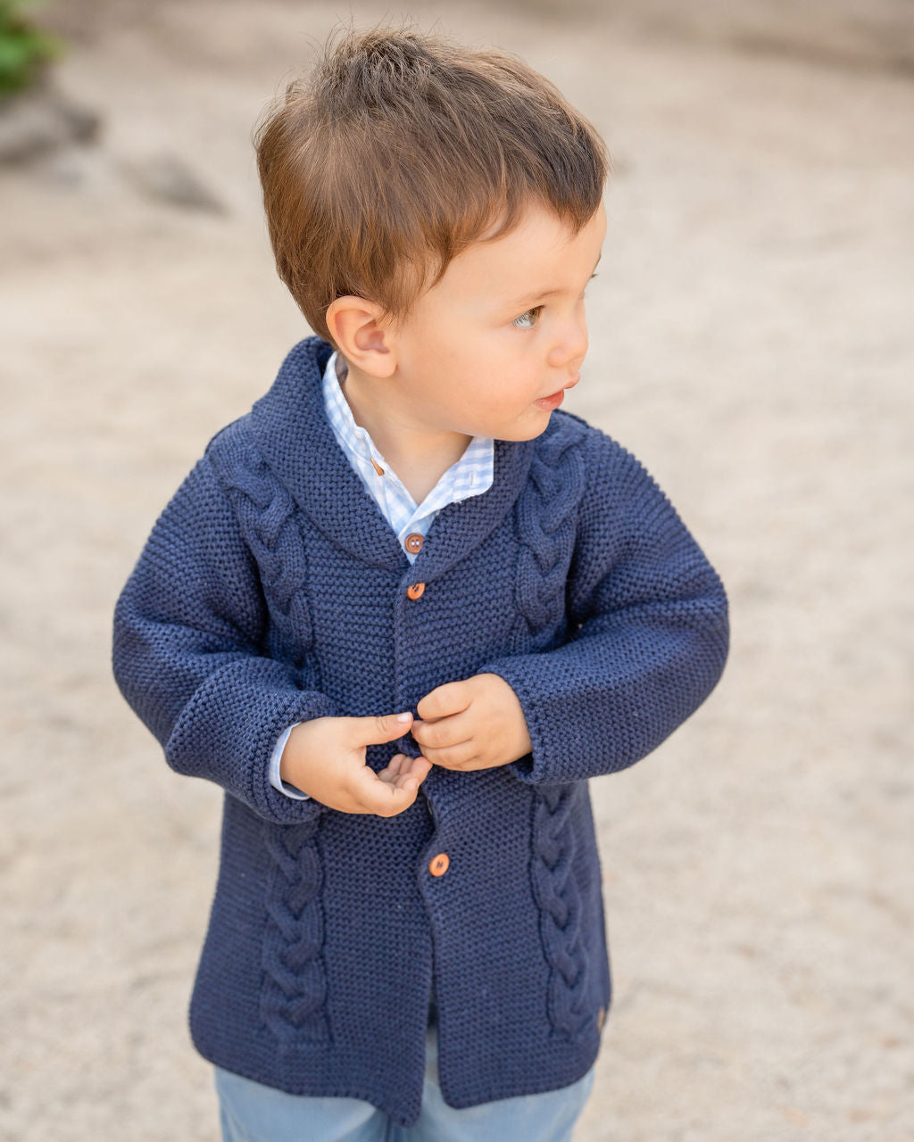 Abrigo Unisex Punto Azul