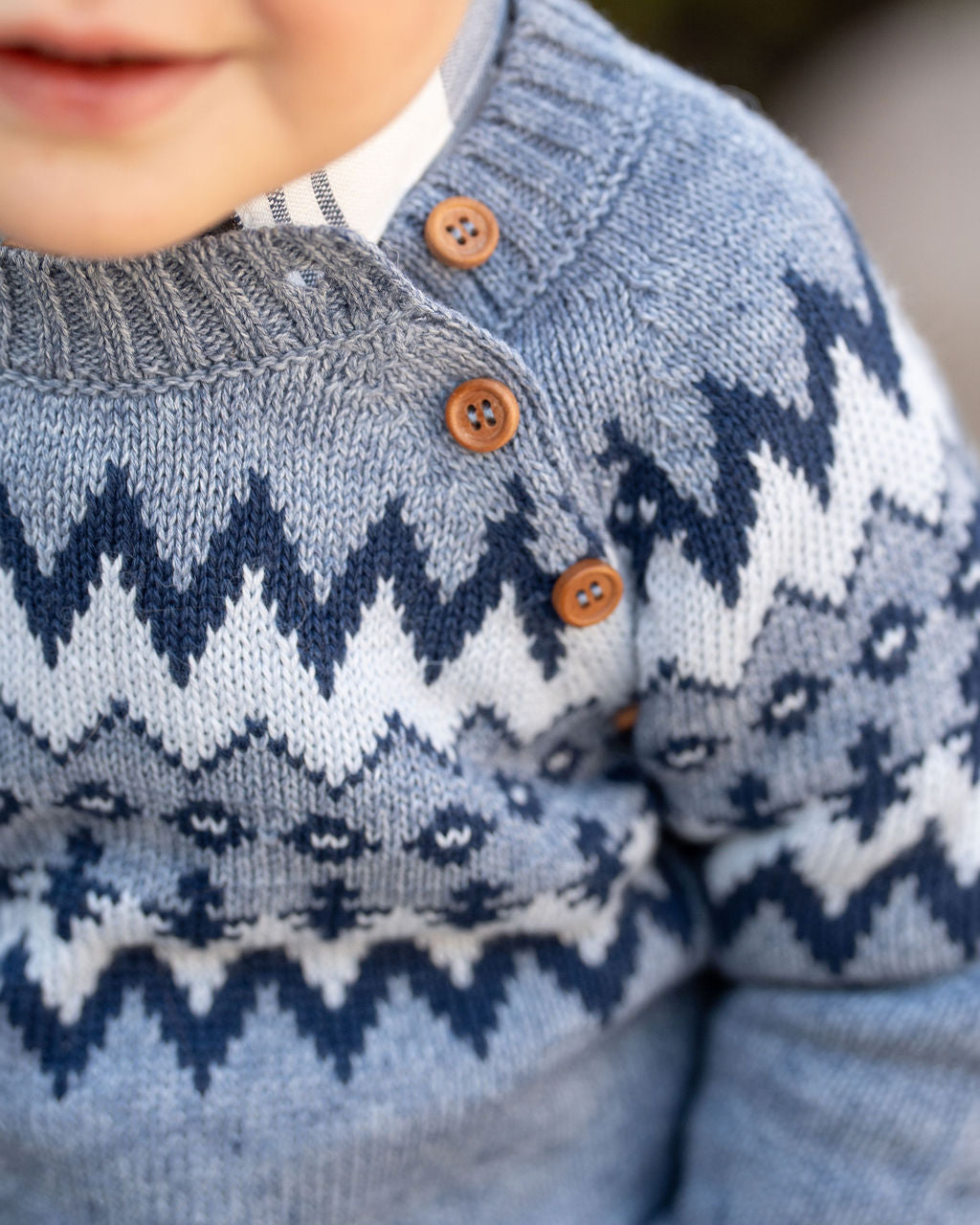 Sweater Dibujo Acero