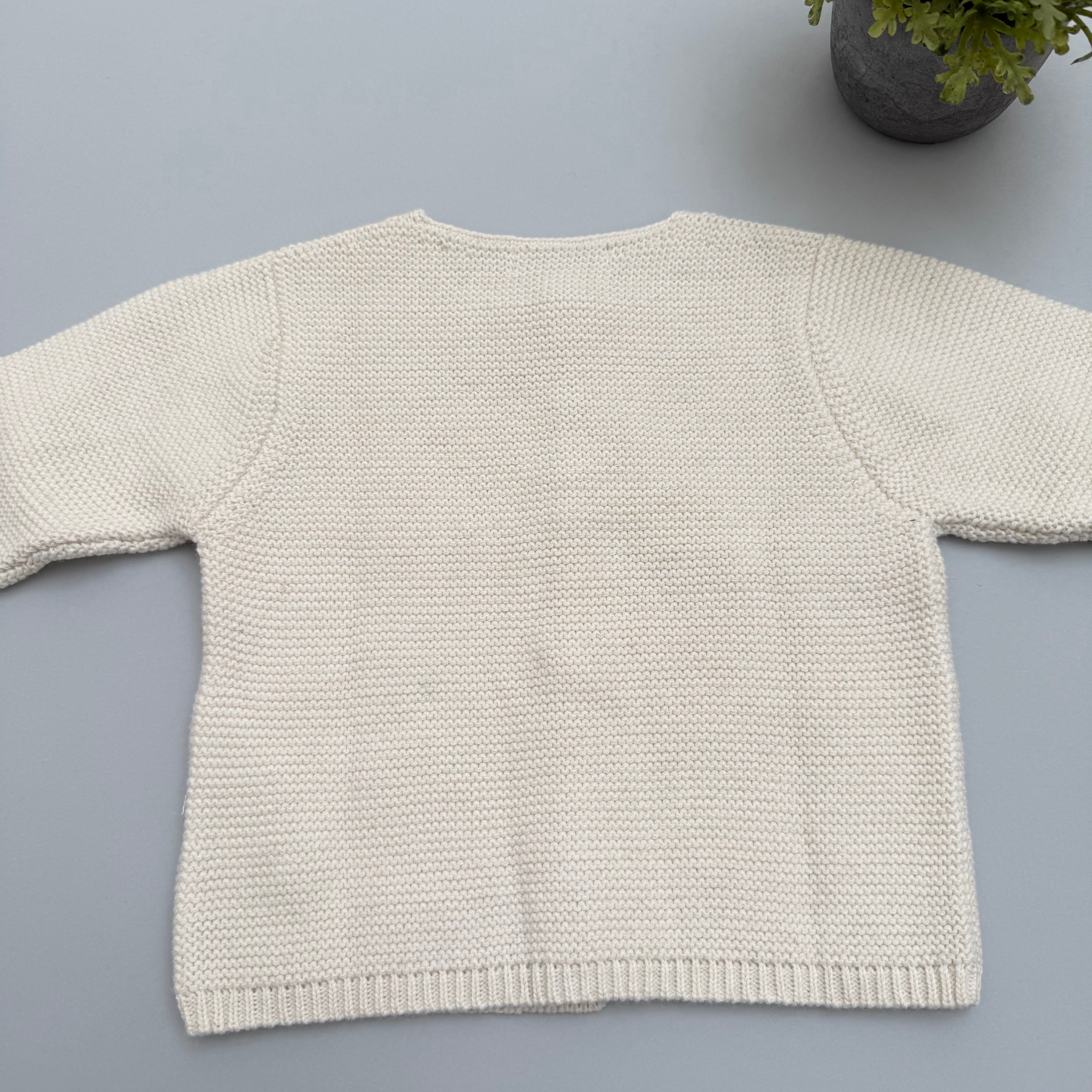 Chaleco punto crudo unisex
