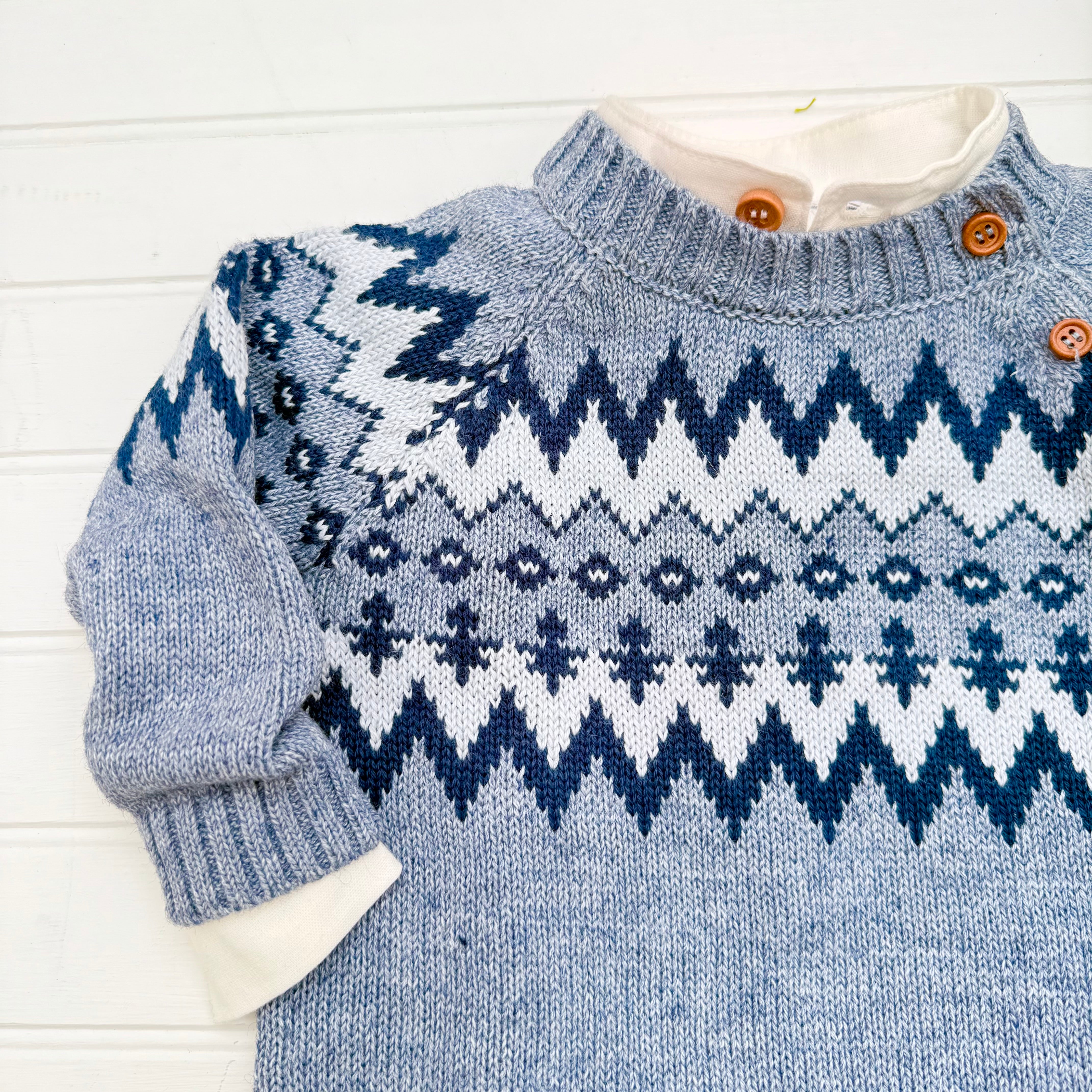 Sweater Dibujo Acero