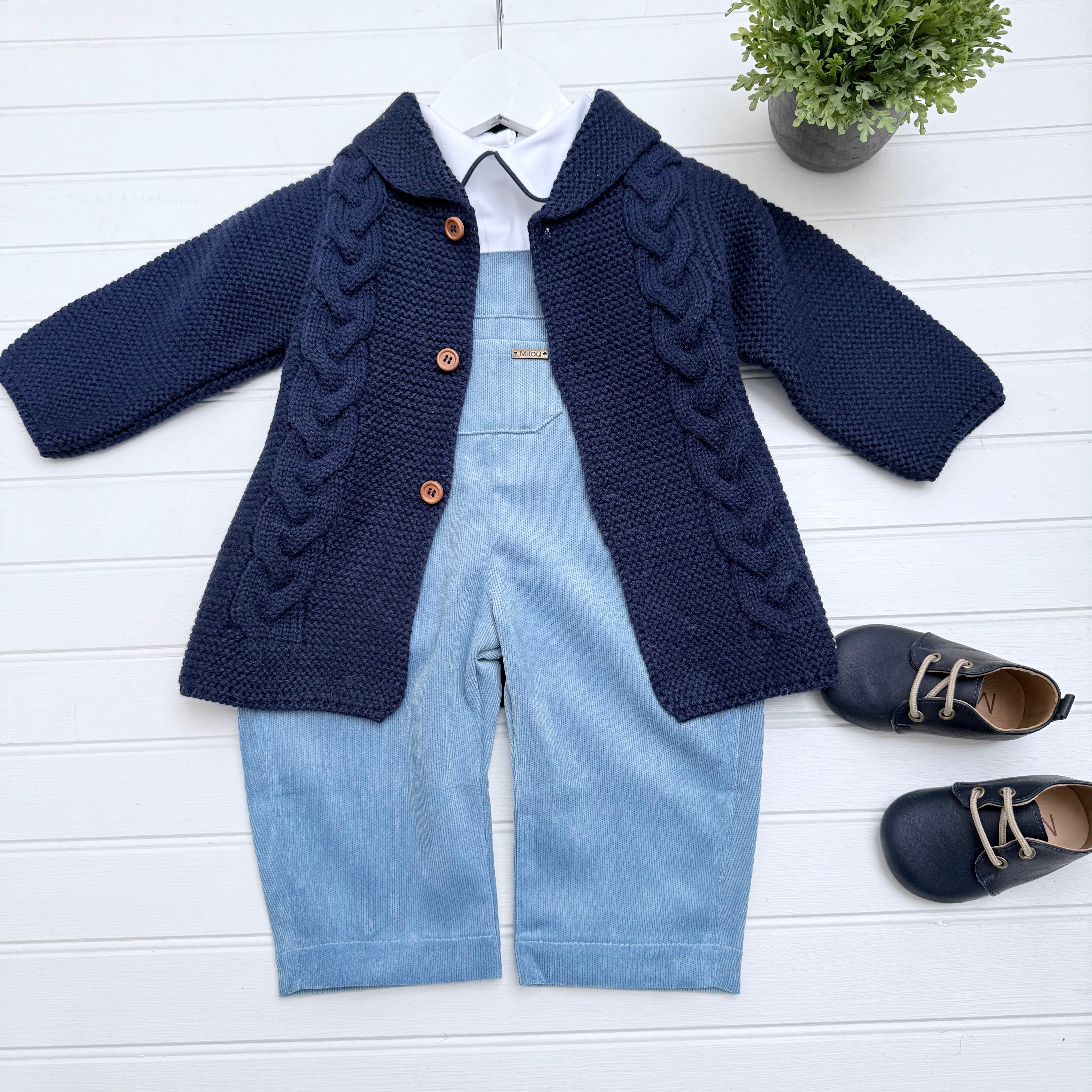 Abrigo Unisex Punto Azul