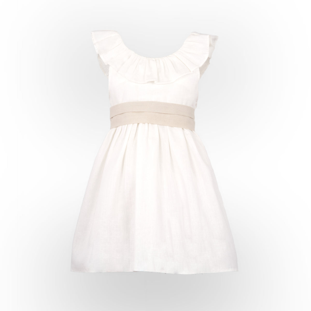 Vestido Anto Lino Cinto Arena