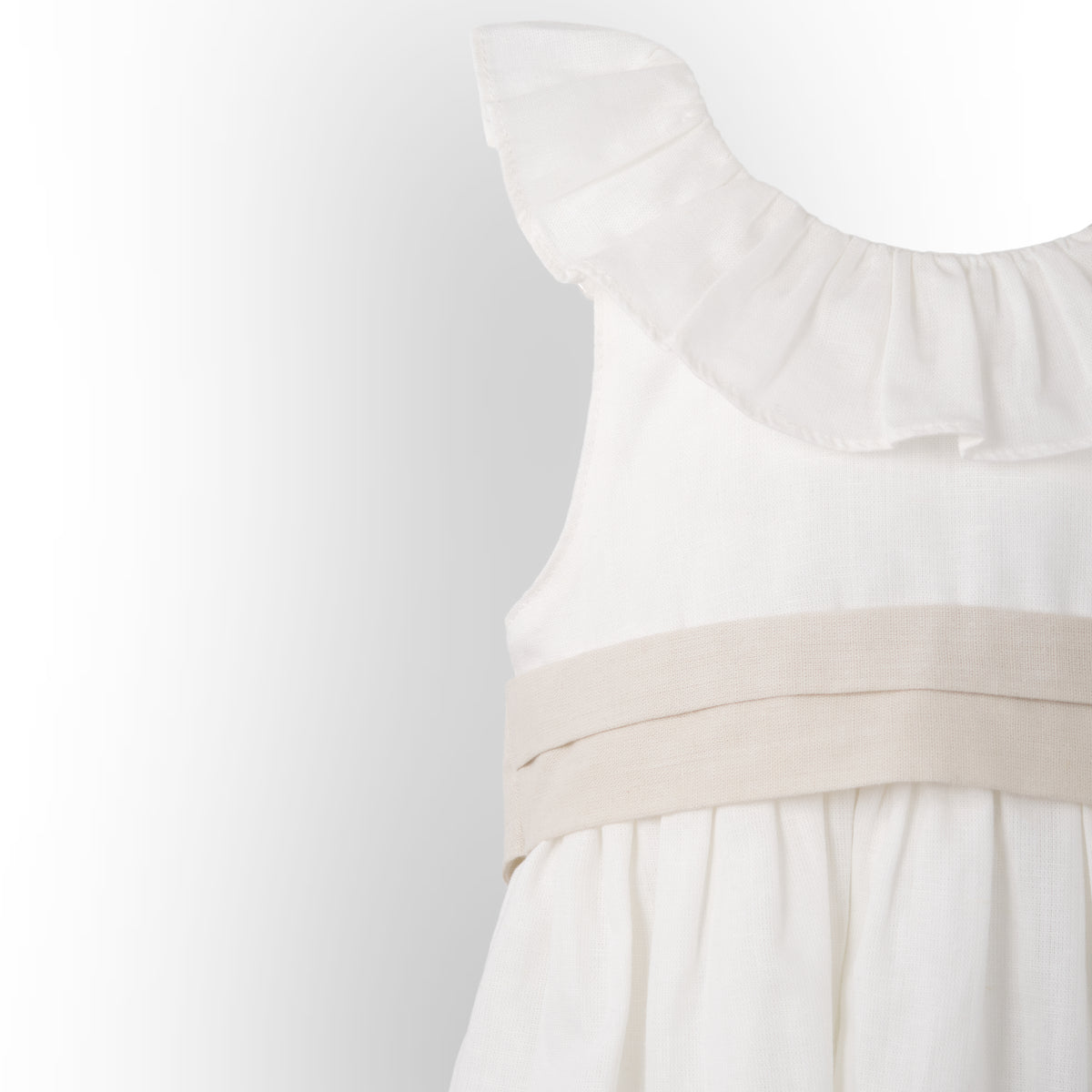 Vestido Anto Lino Cinto Arena