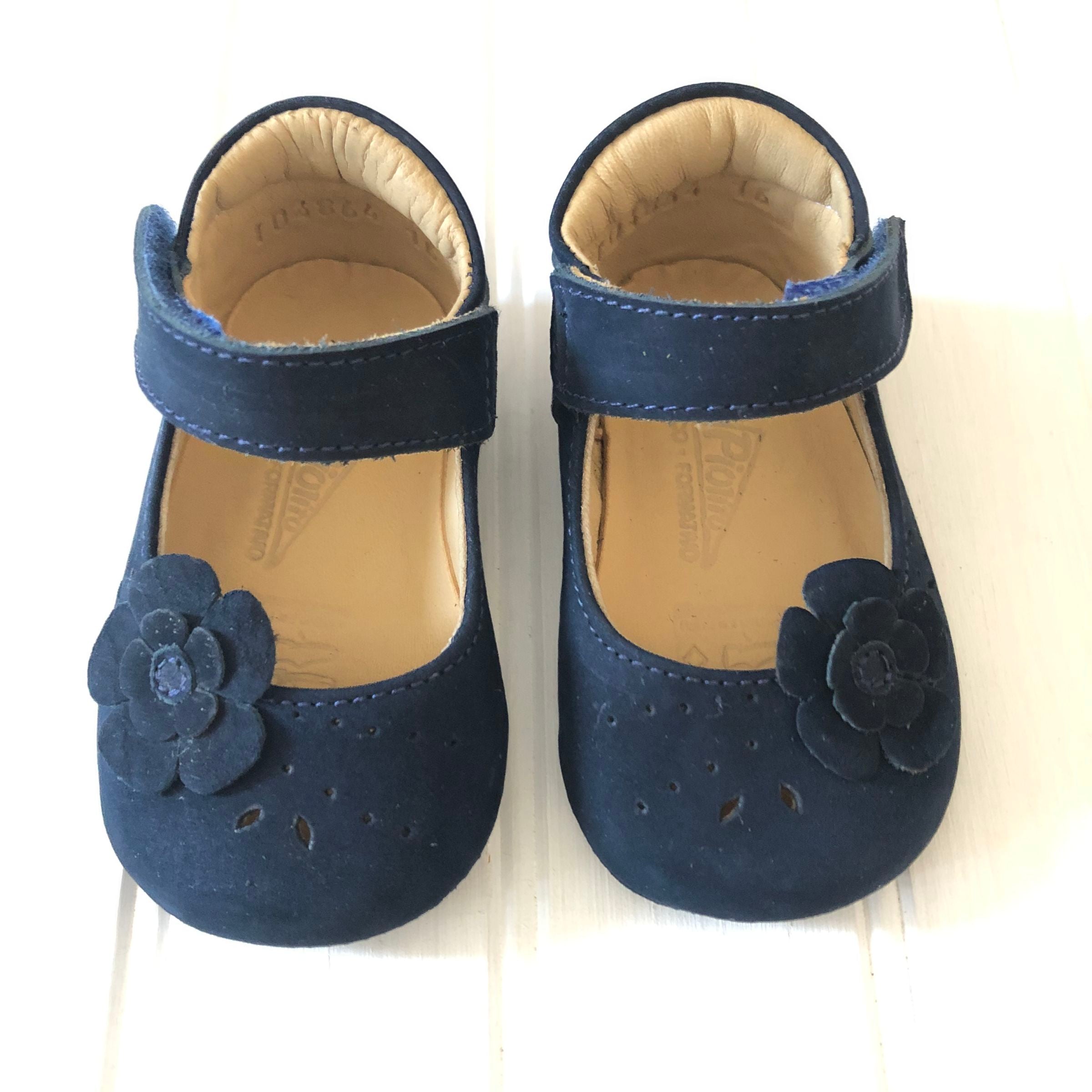 Baby mary jane flor nbk azul
