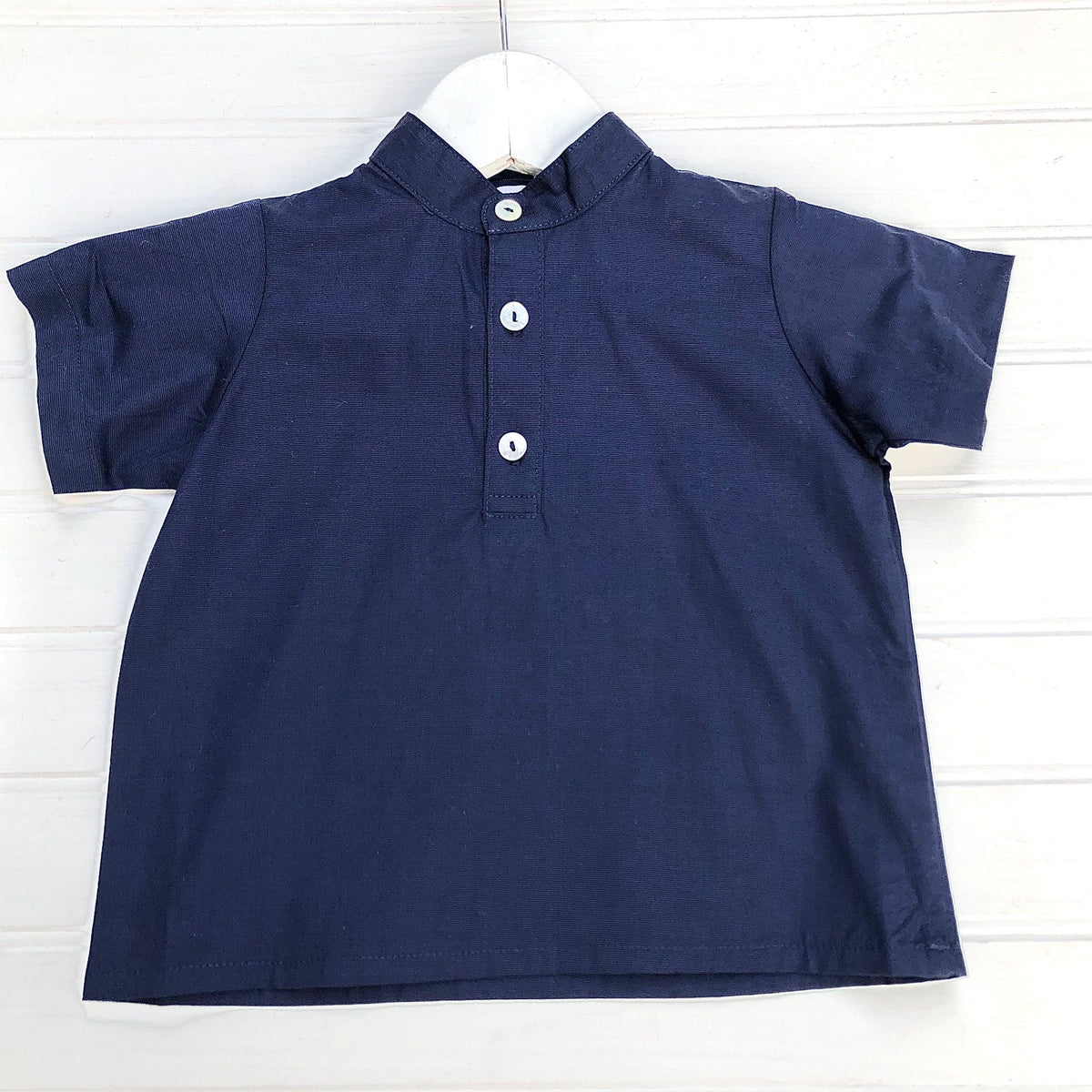 Camisa Mao Azul