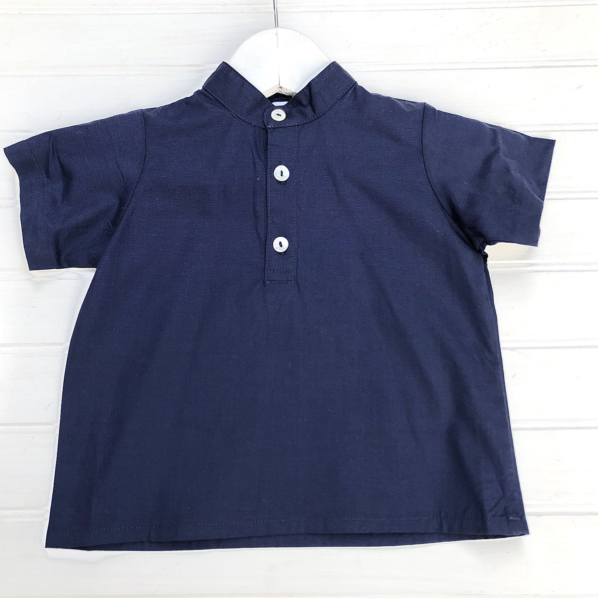 Camisa Mao Azul
