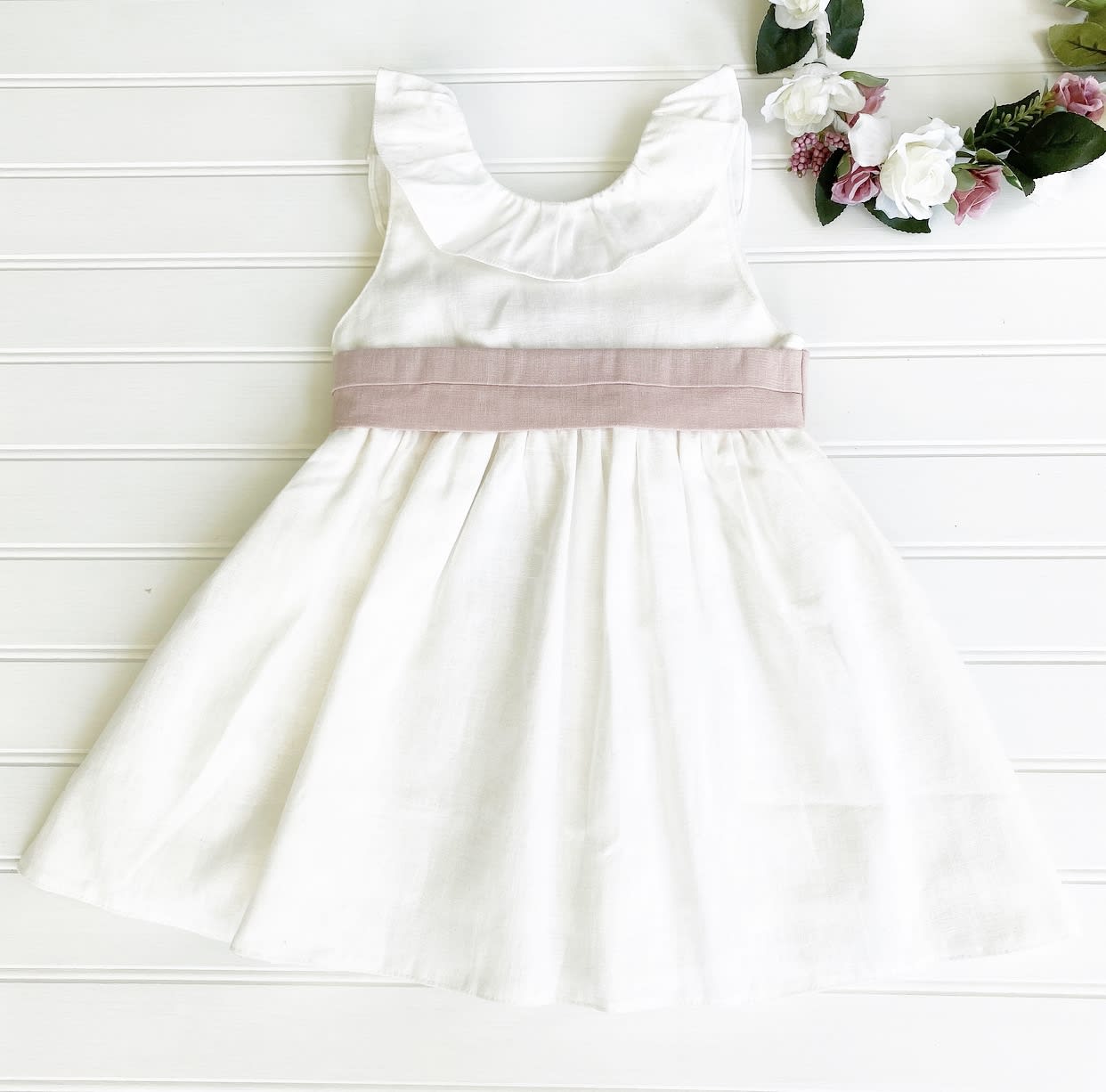 Vestido Anto Lino Crudo