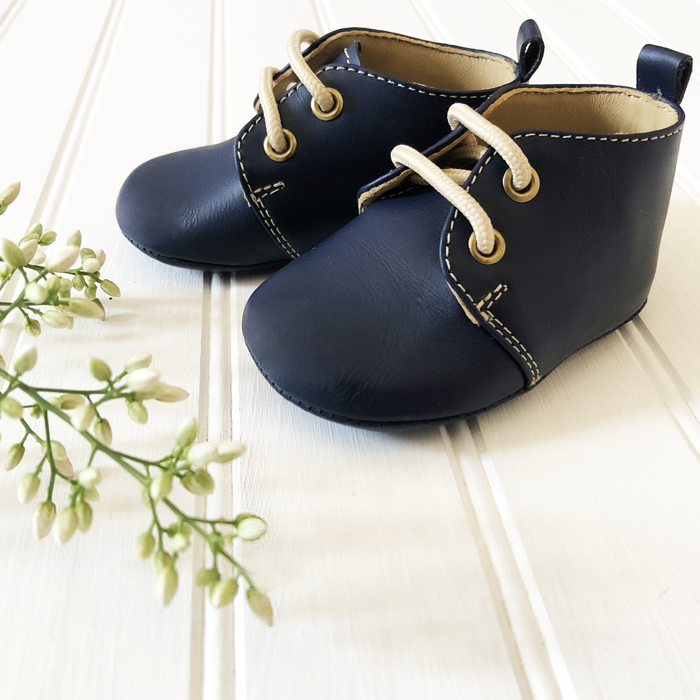 Baby botin  crass azul