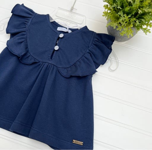 Polera niña pima azul