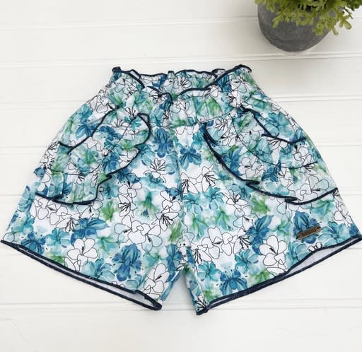 Short niña flores az