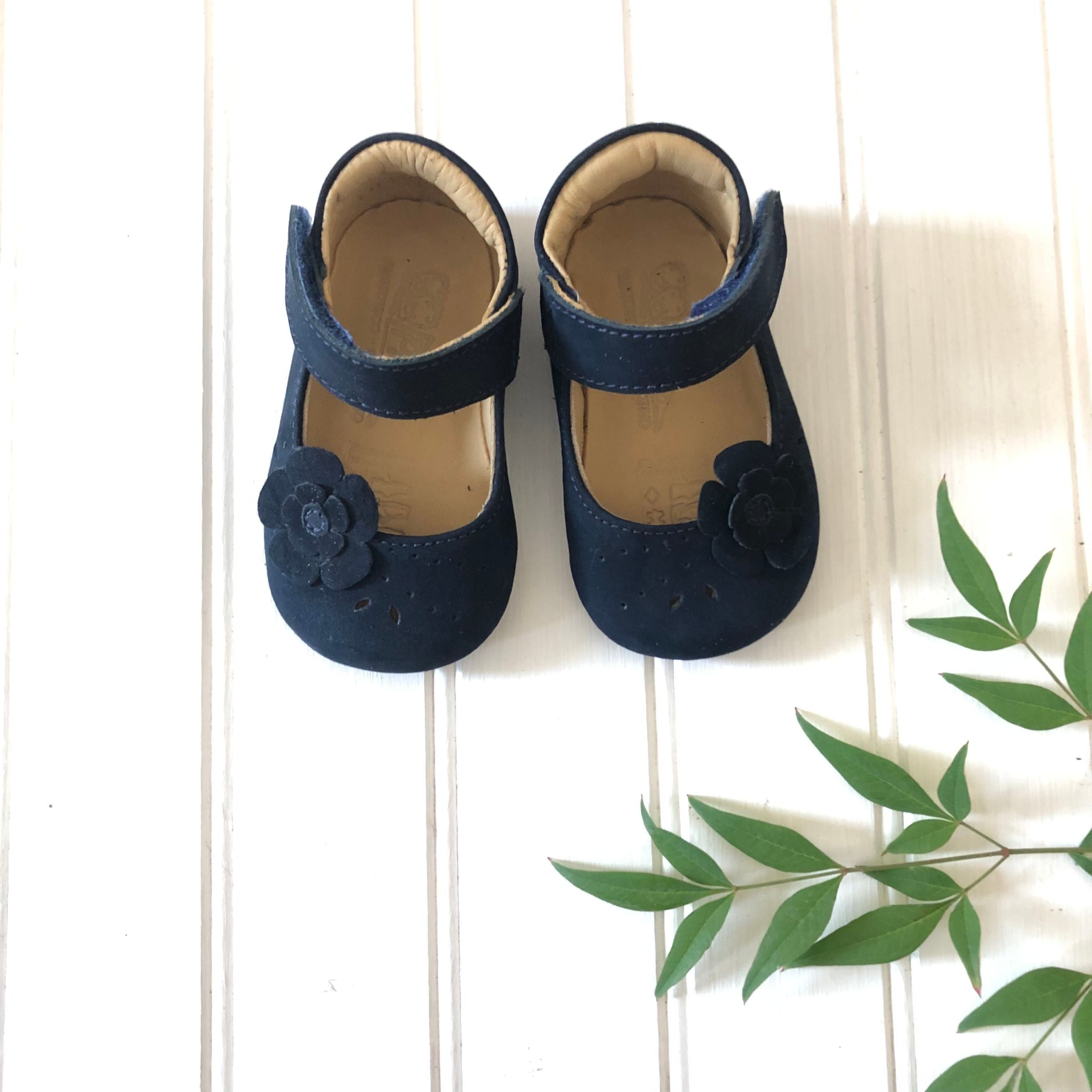 Baby mary jane flor nbk azul