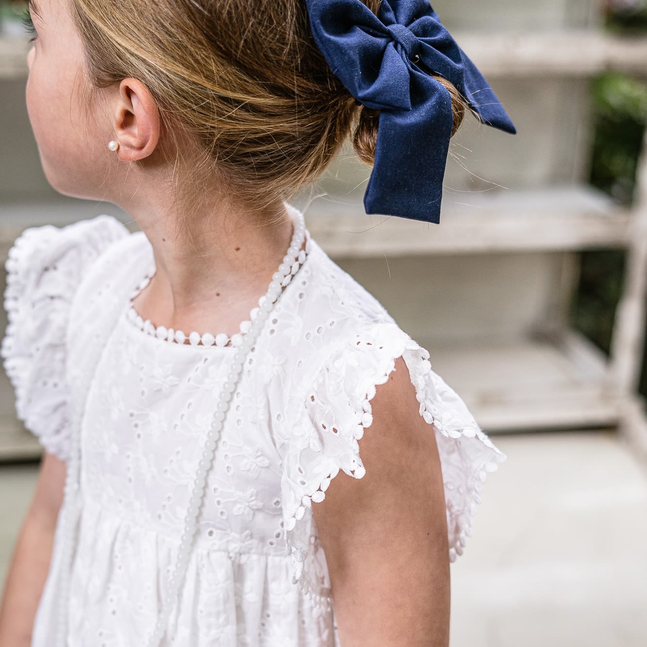 Vestido Broderie Borlas