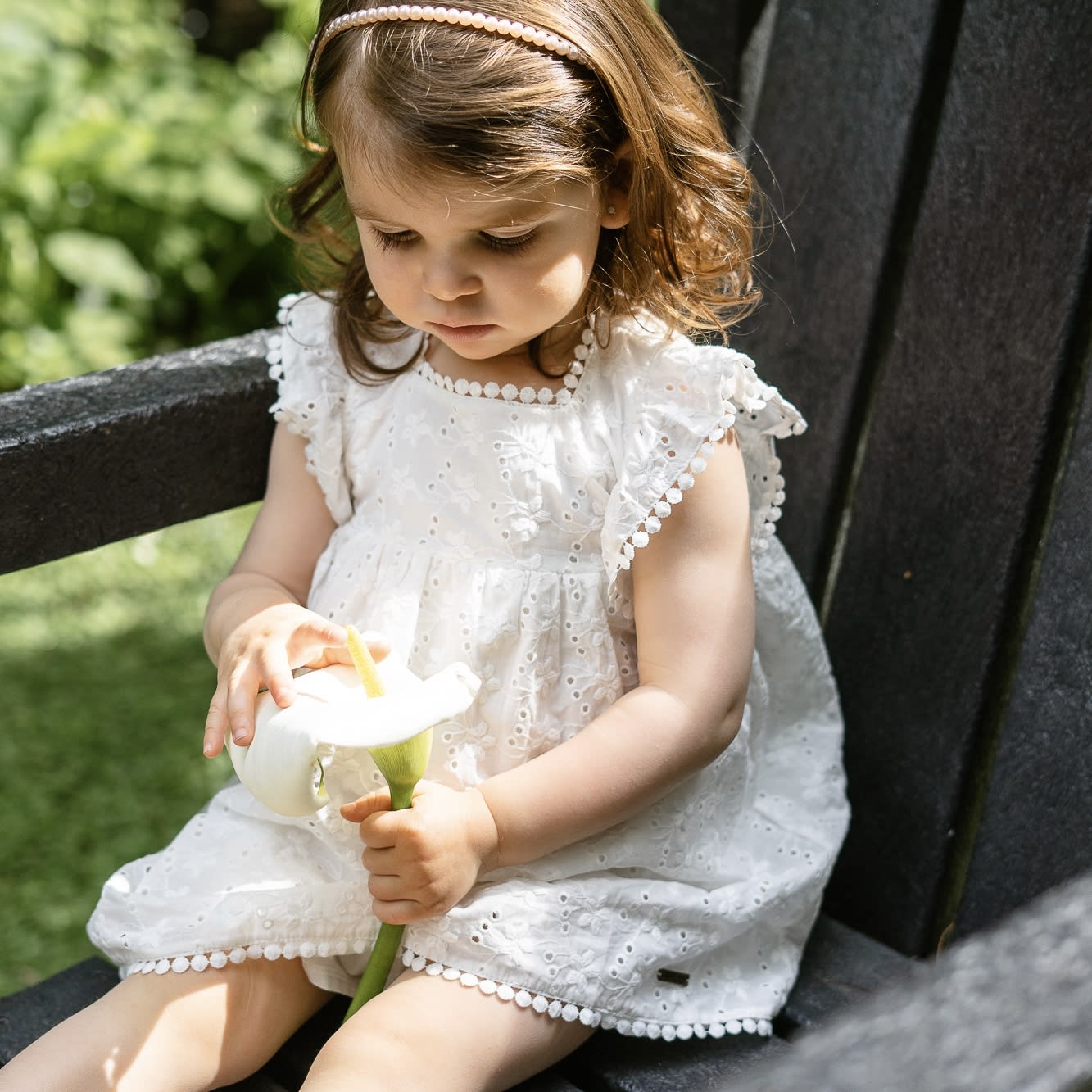 Vestido Broderie Borlas