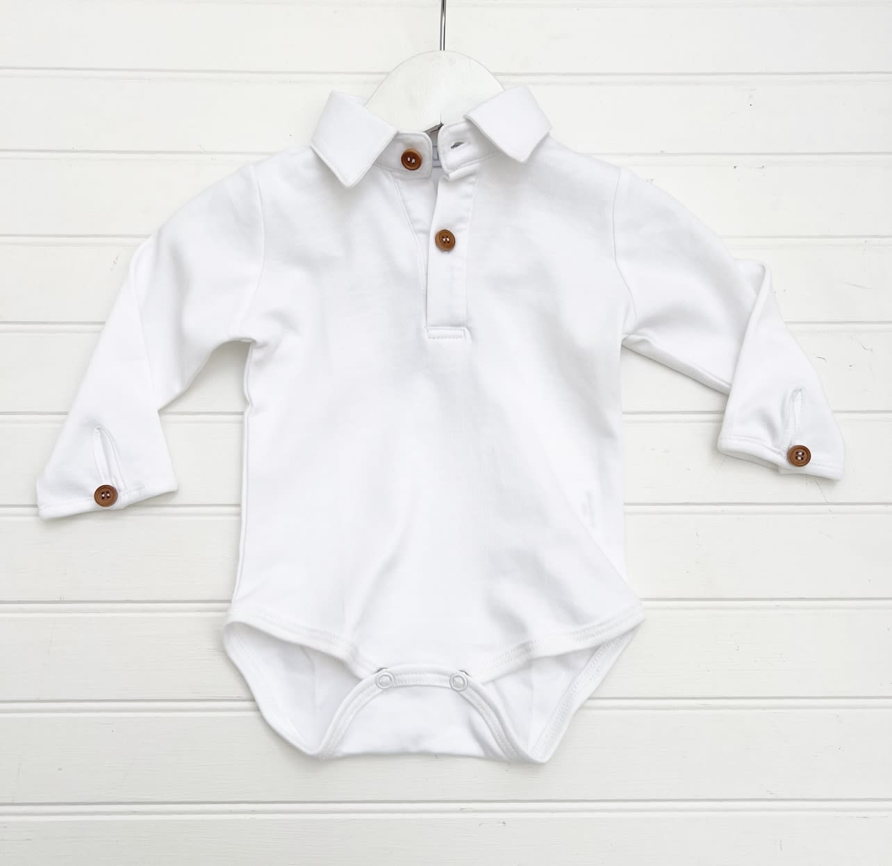 Body M/l Cuello Blanco