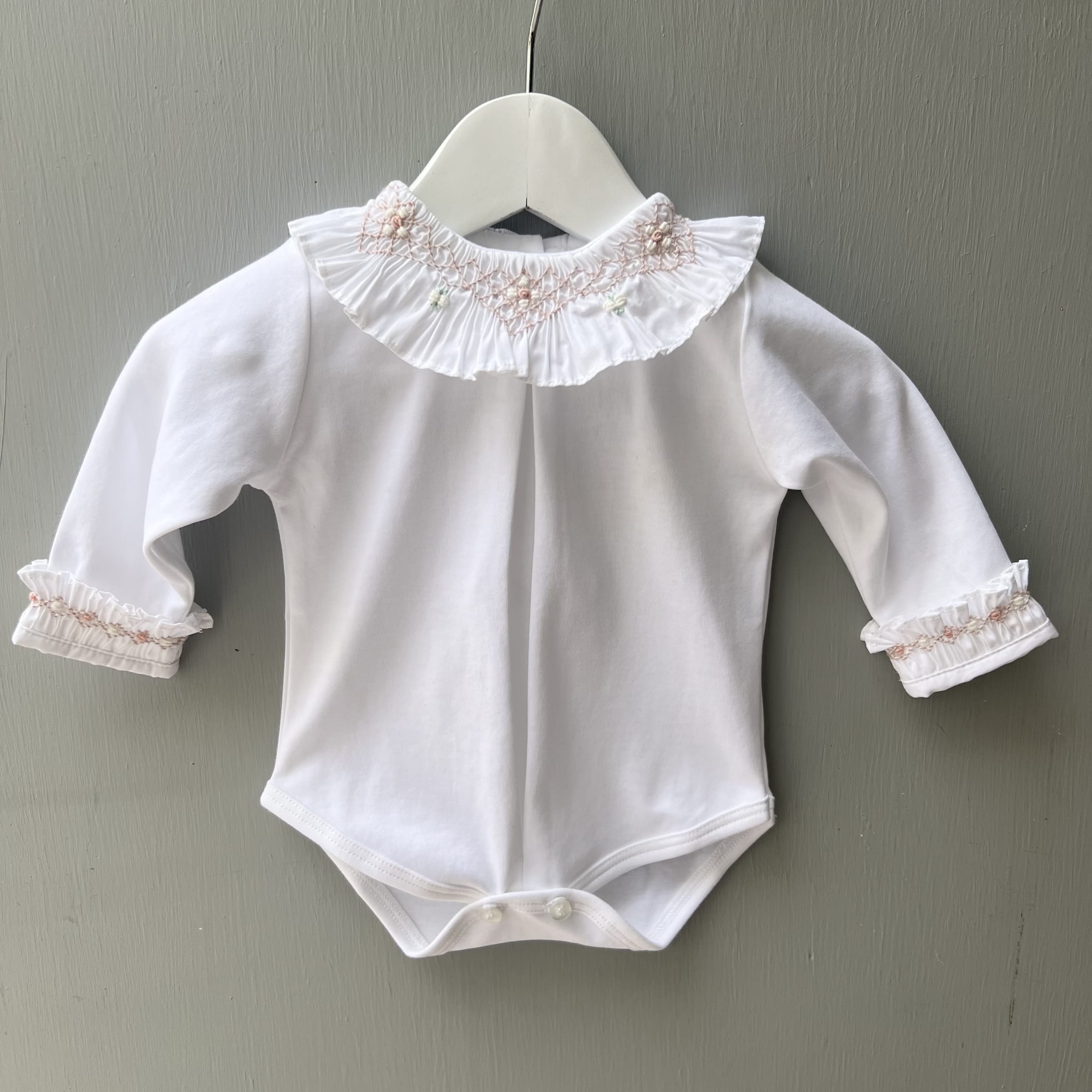 Body bordado smock pima