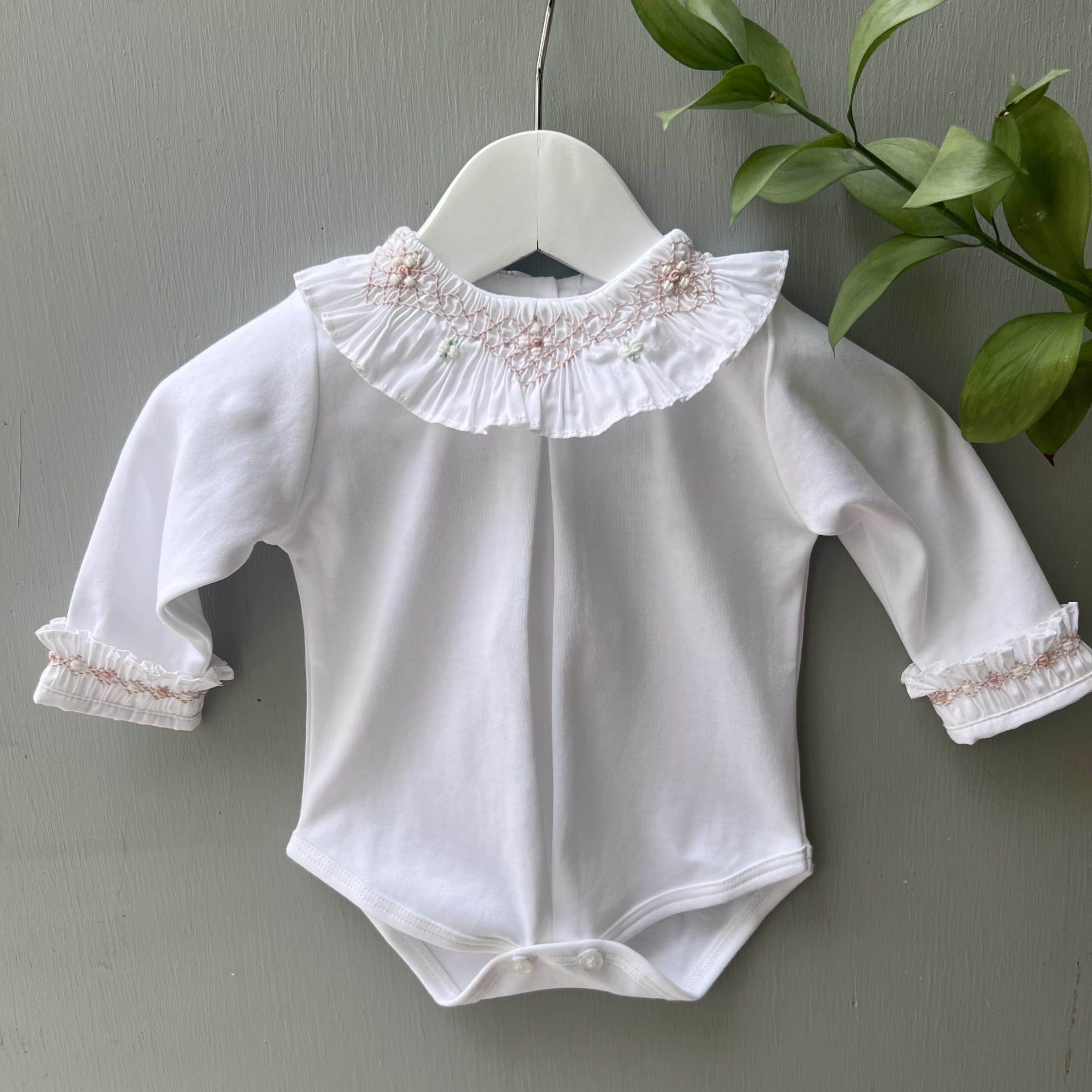 Body bordado smock pima