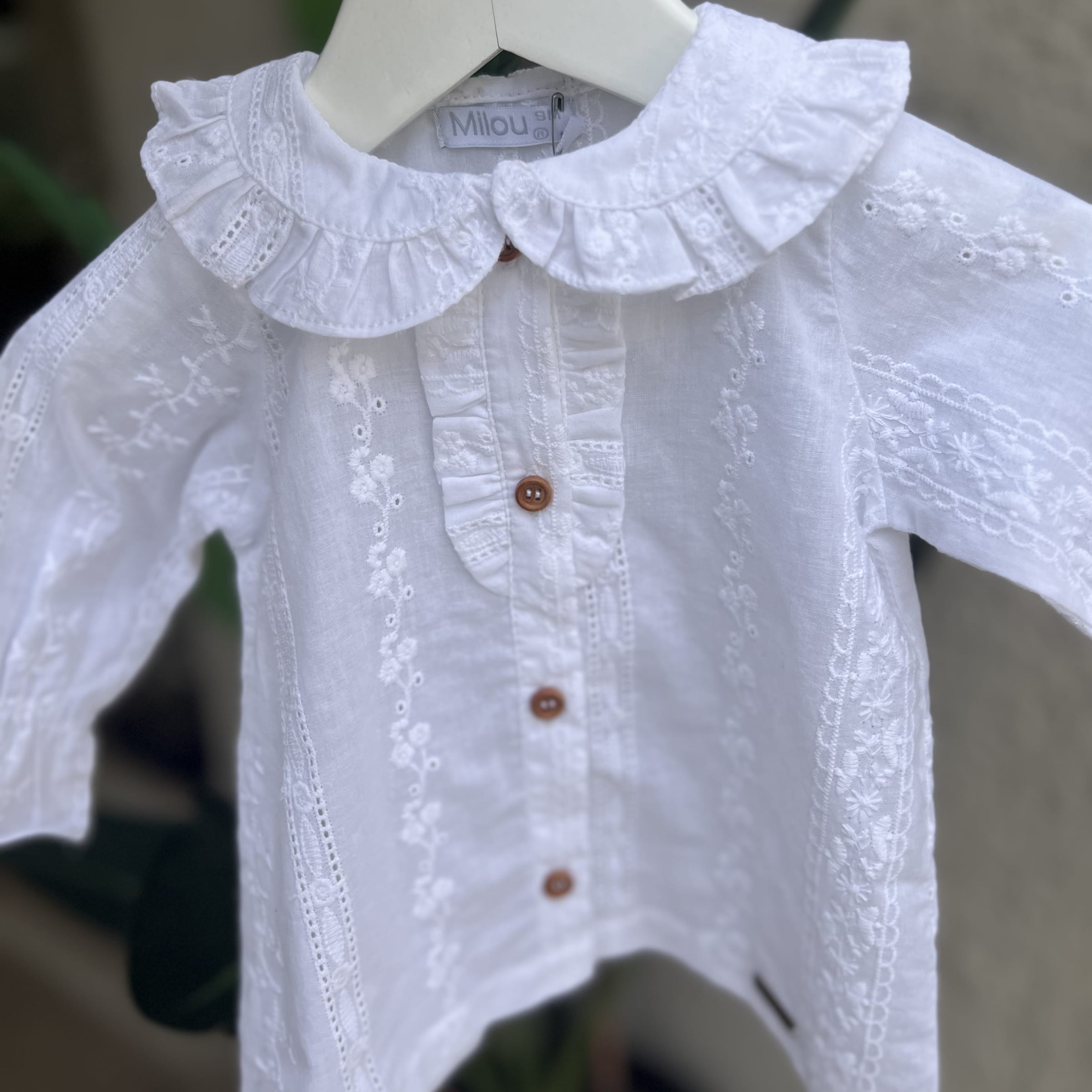 Blusa broderie ana