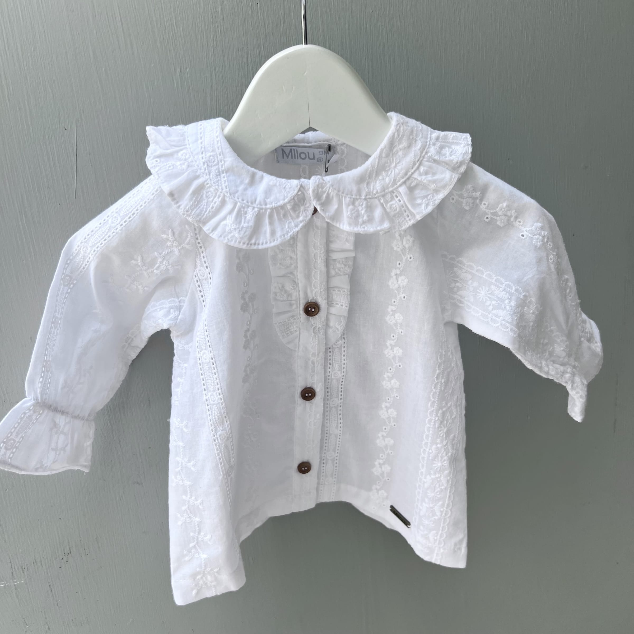 Blusa broderie ana