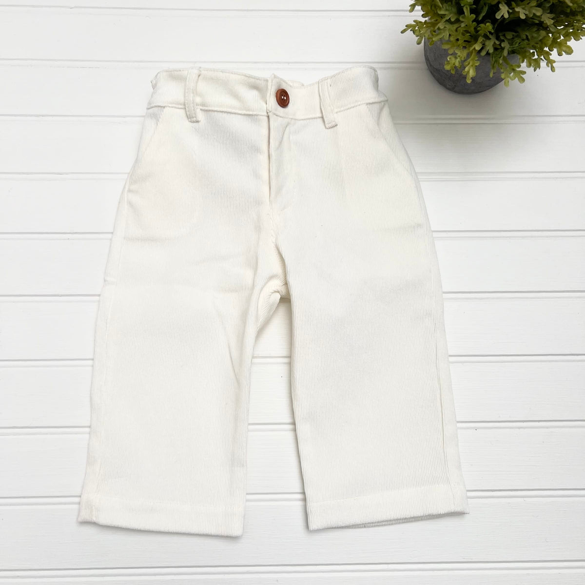 Pantalon Cotele Crudo
