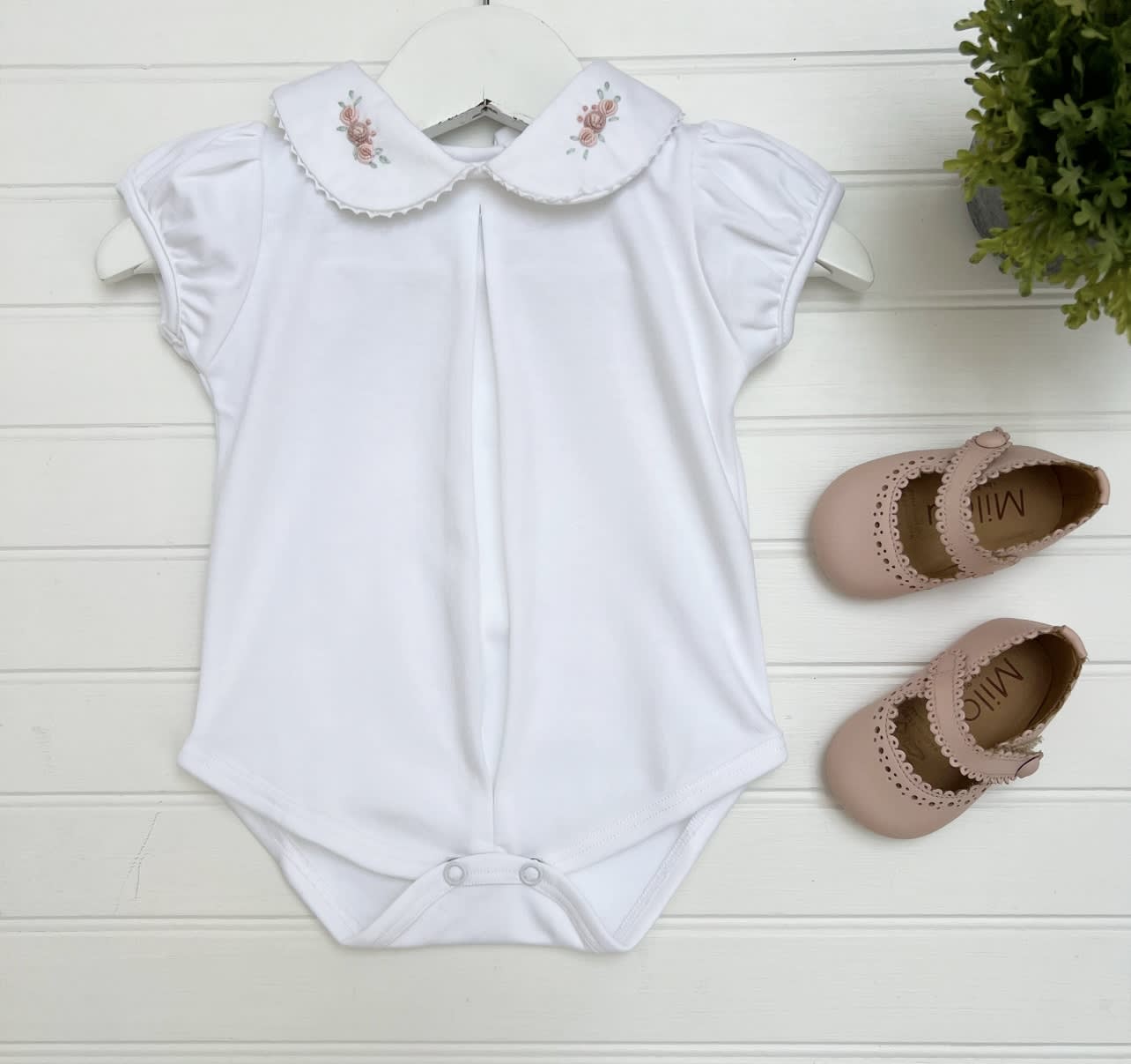 Body pima cuello bebe bordado