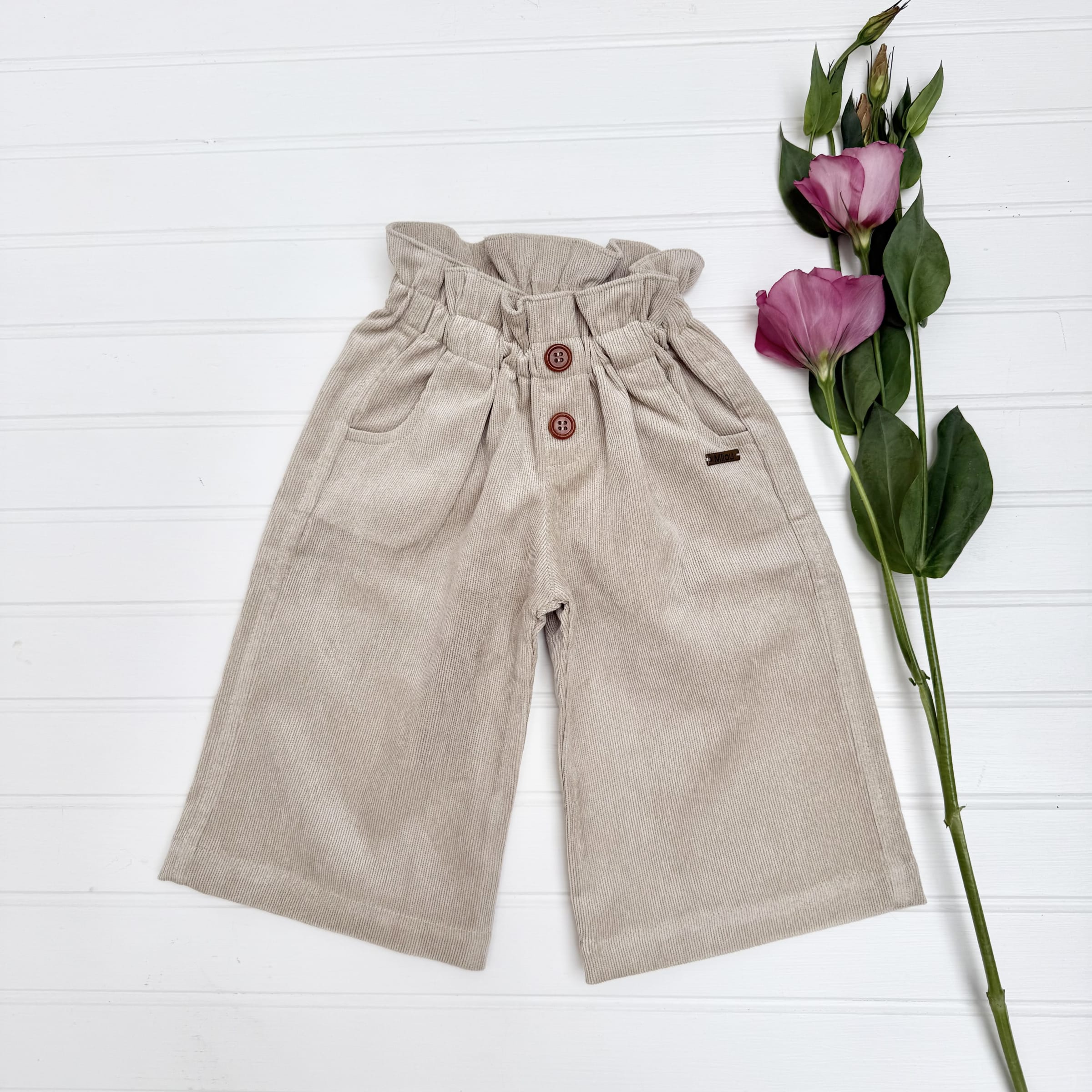 Pantalon sara beige