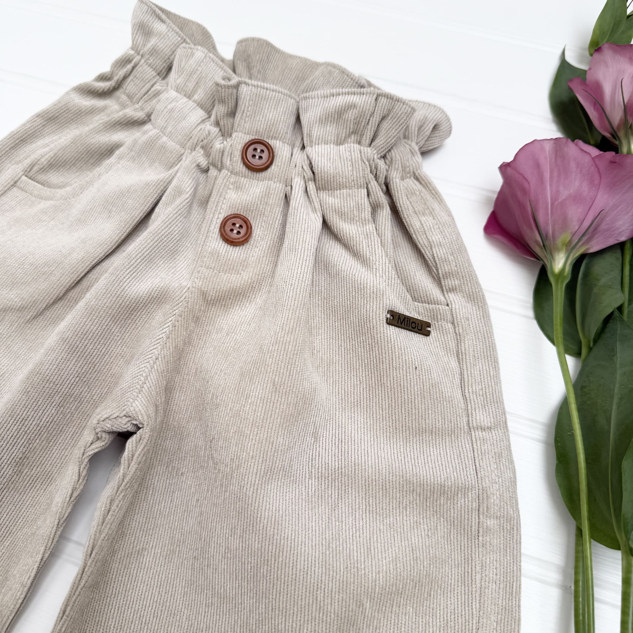 Pantalon sara beige