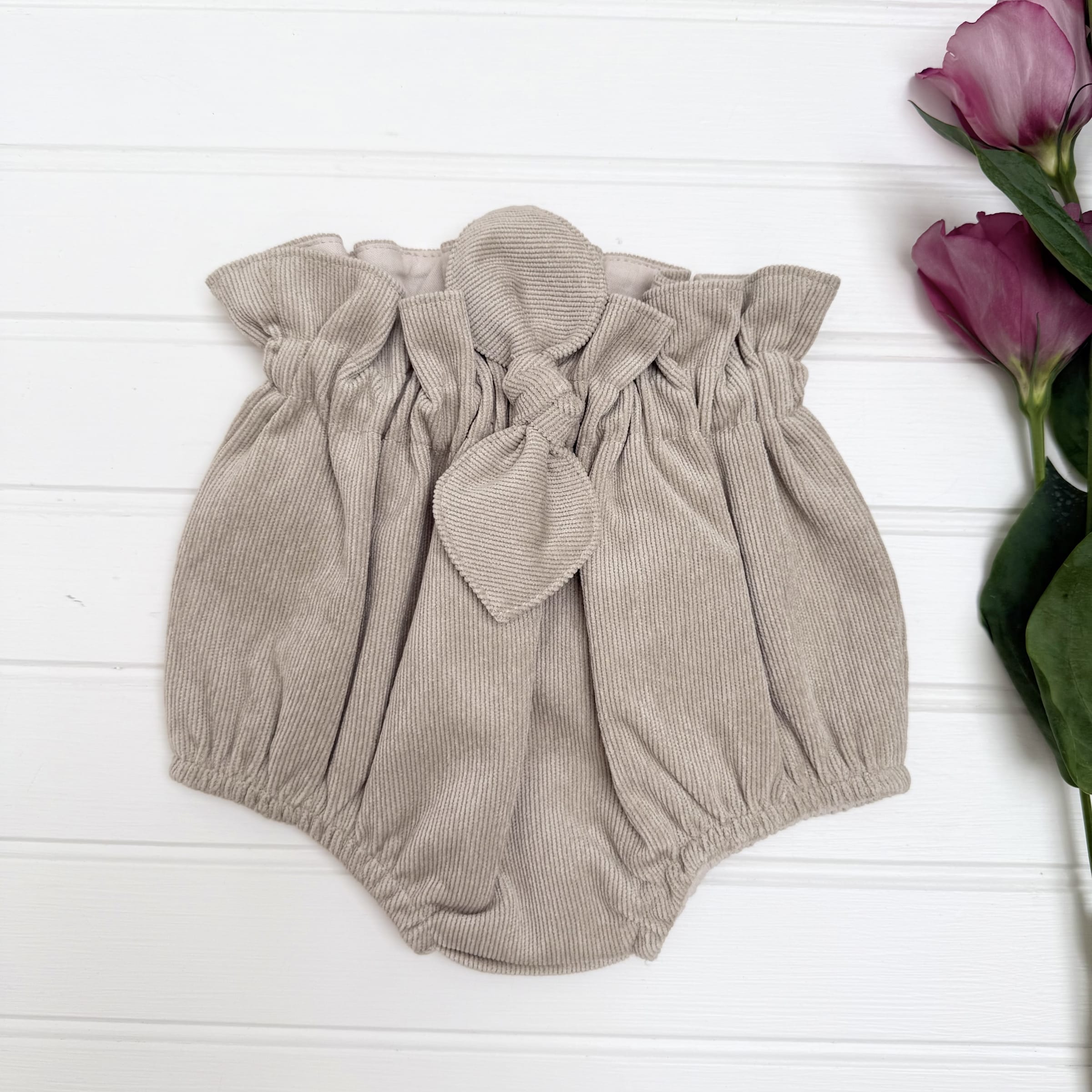 Cubrepañal cotele beige