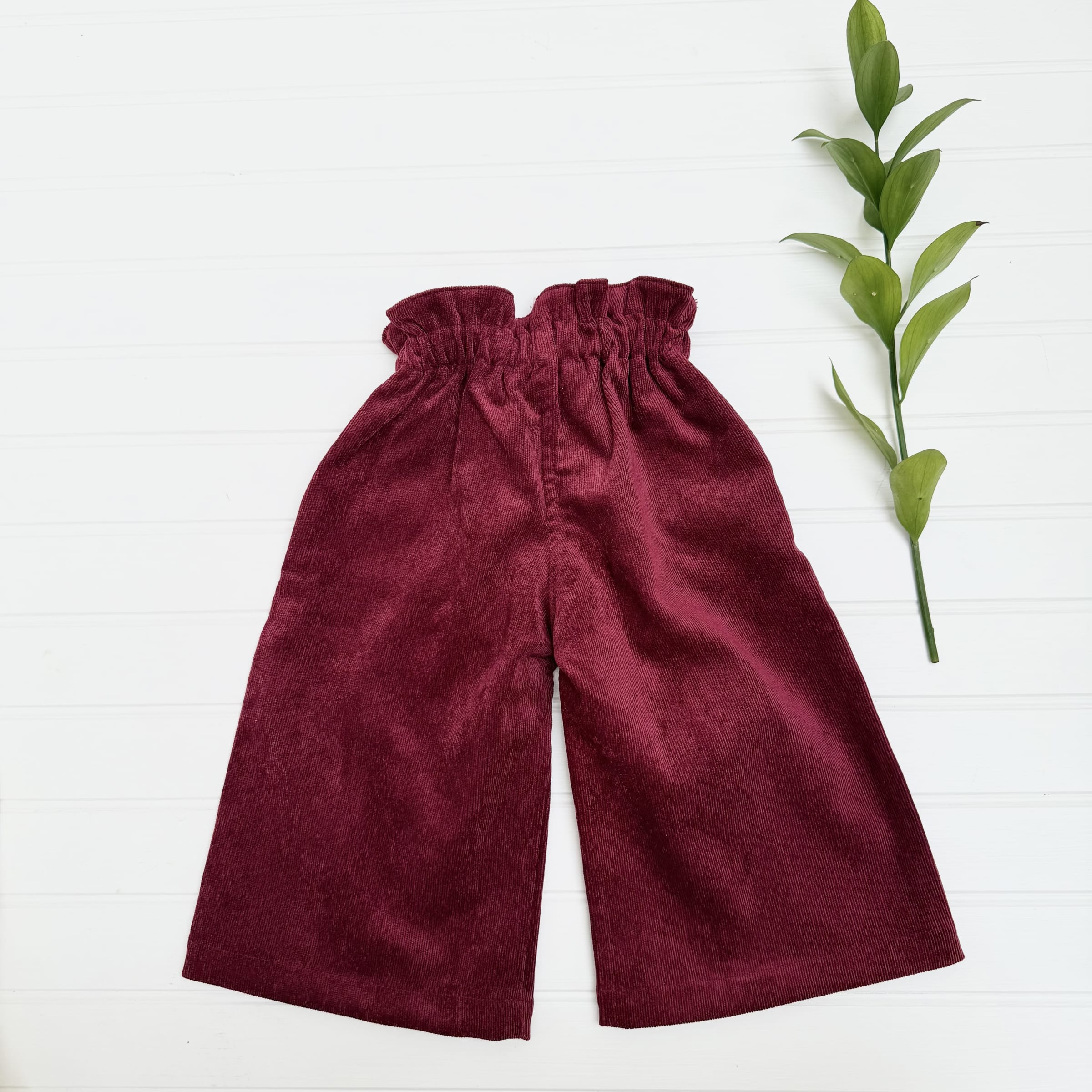 Pantalon sara burdeo