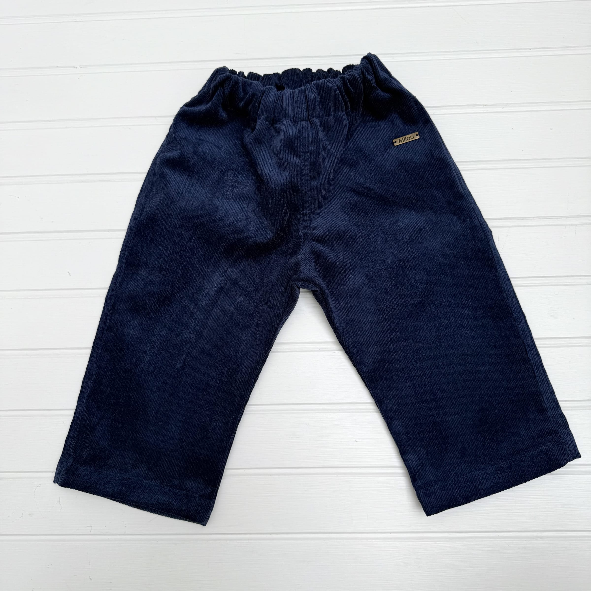Pantalon Baby Cotele Azul