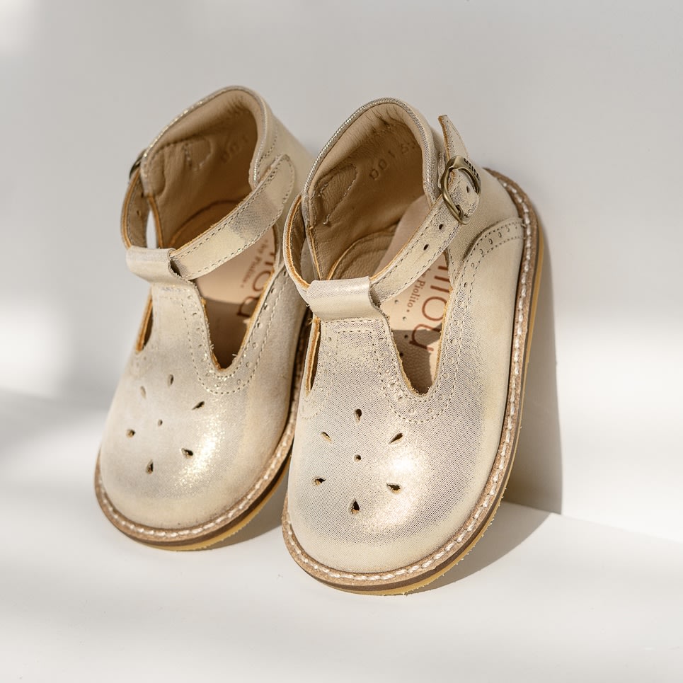 Zapato alicia dorado