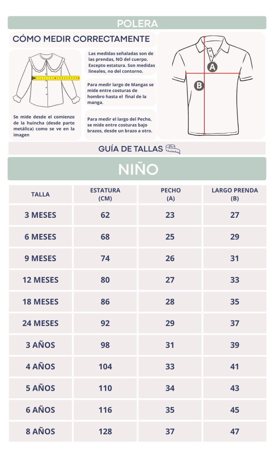 Polera - Niño