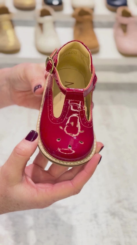 Zapato Alicia Charol Rojo