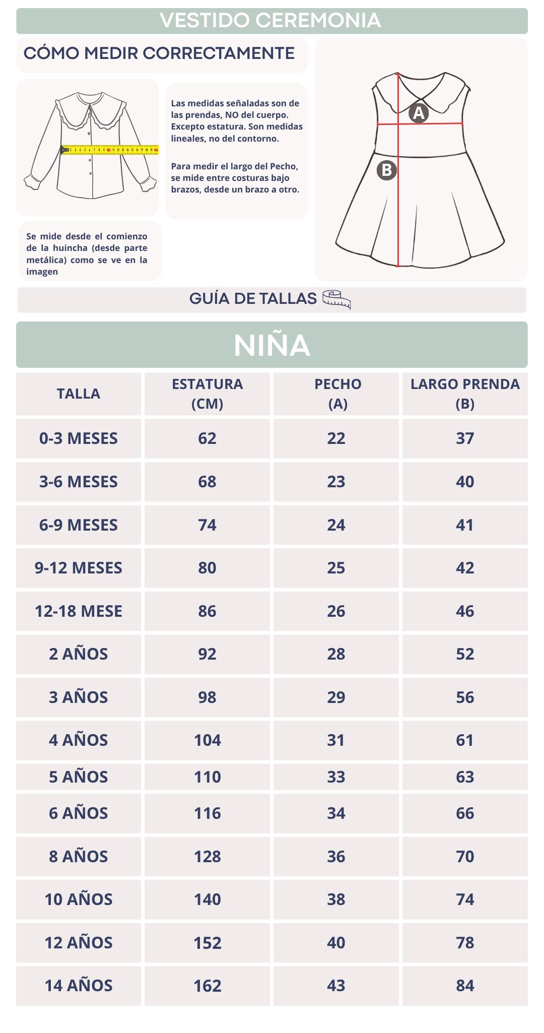 Vestidos Ceremonia Tallas
